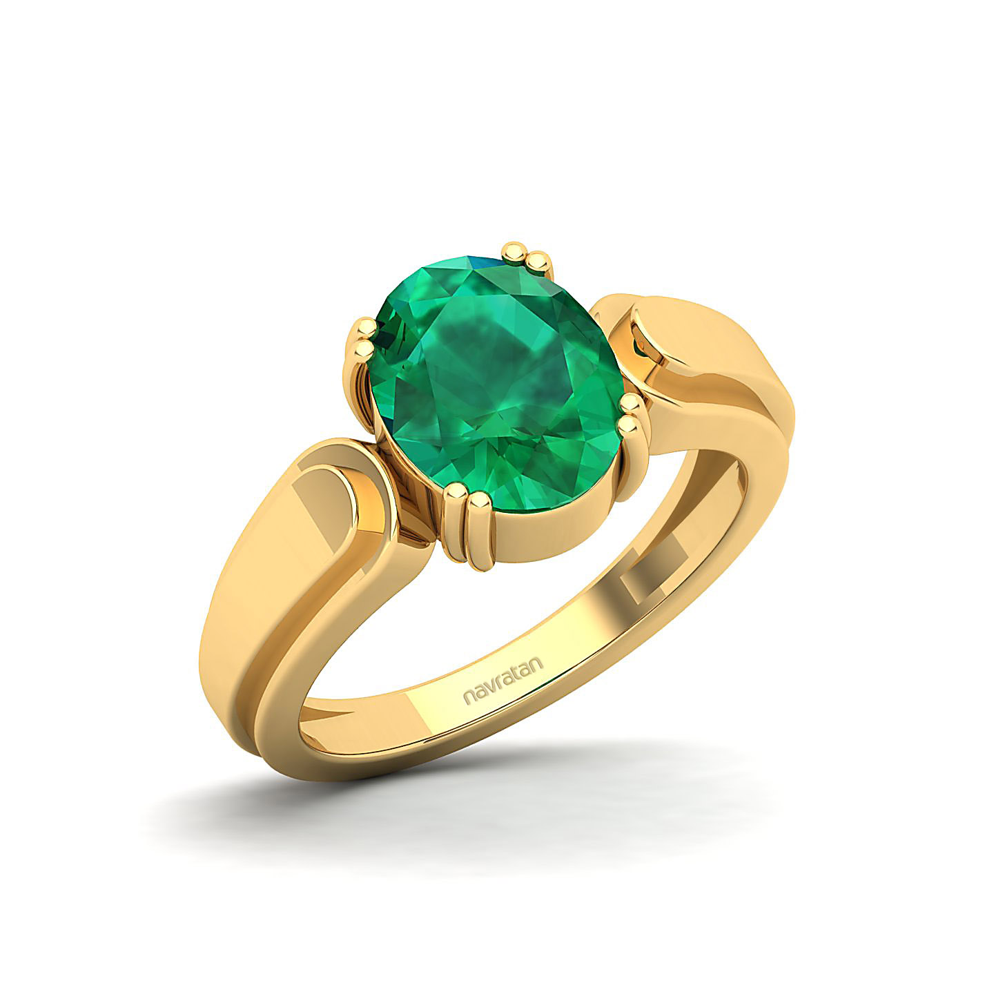 The Dynamic Emerald Gold Ring