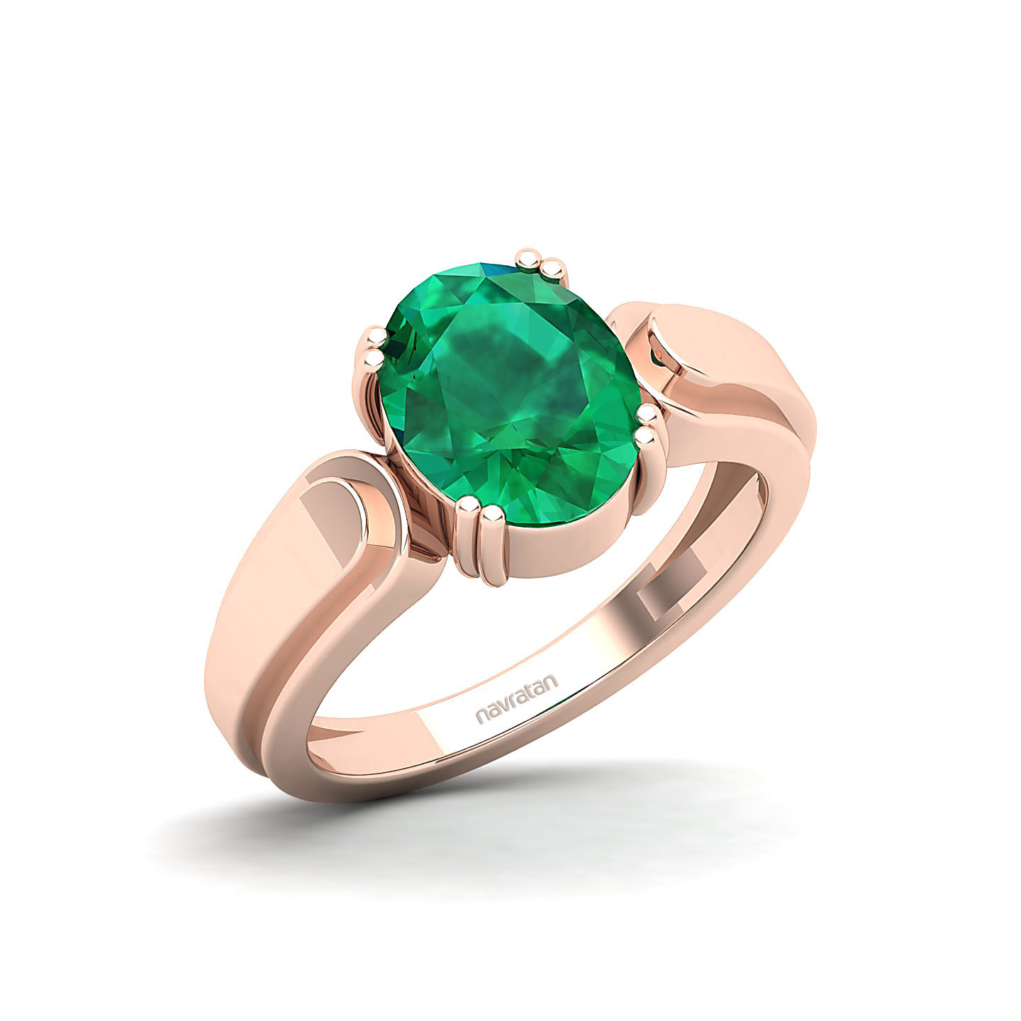 The Dynamic Emerald Gold Ring