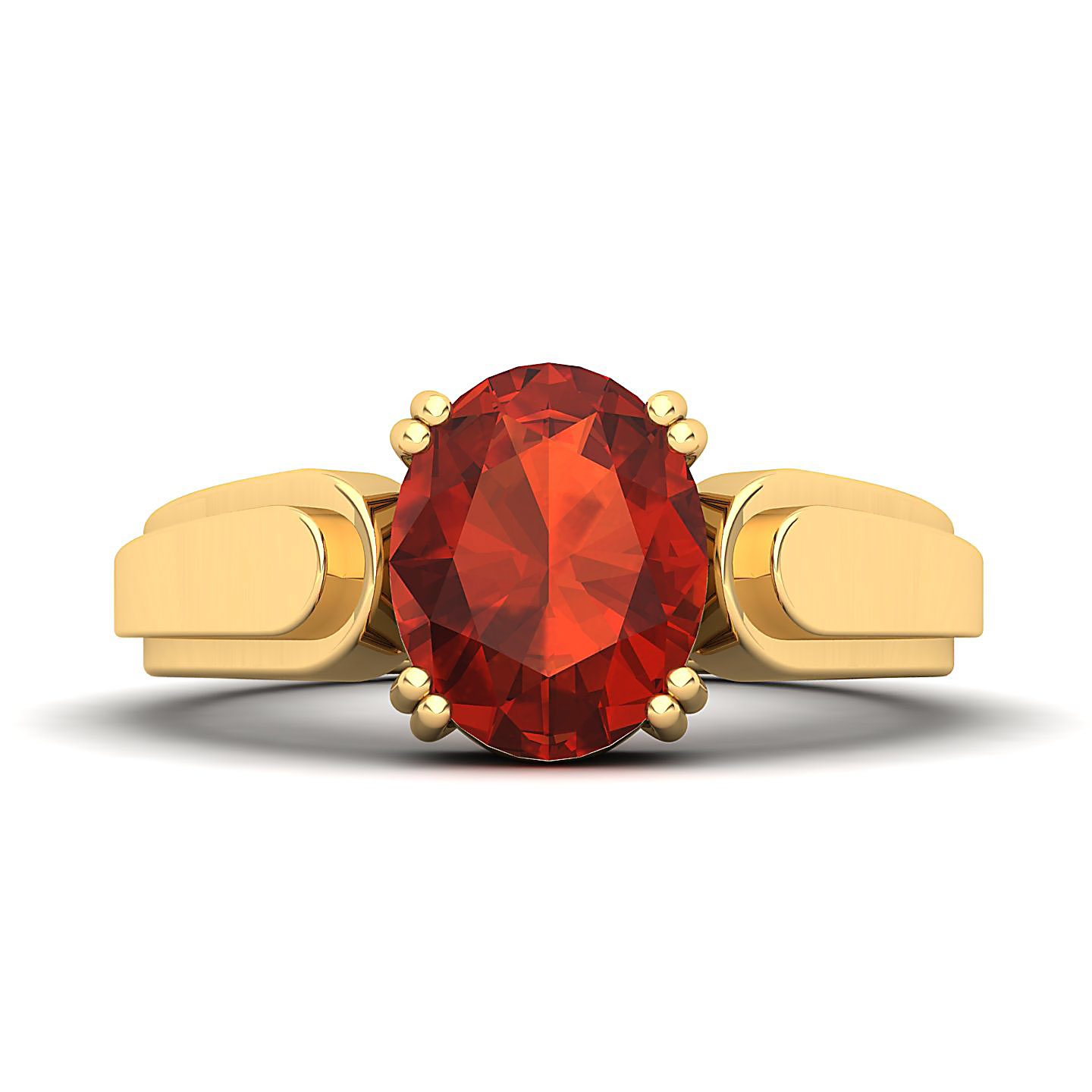 The Dynamic Hessonite Gold Ring