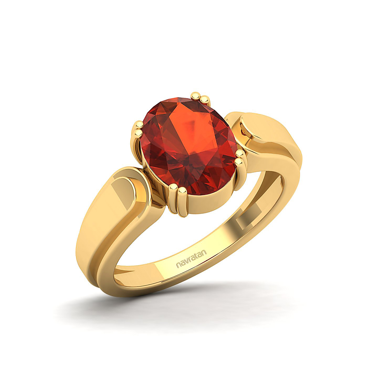 The Dynamic Hessonite Gold Ring