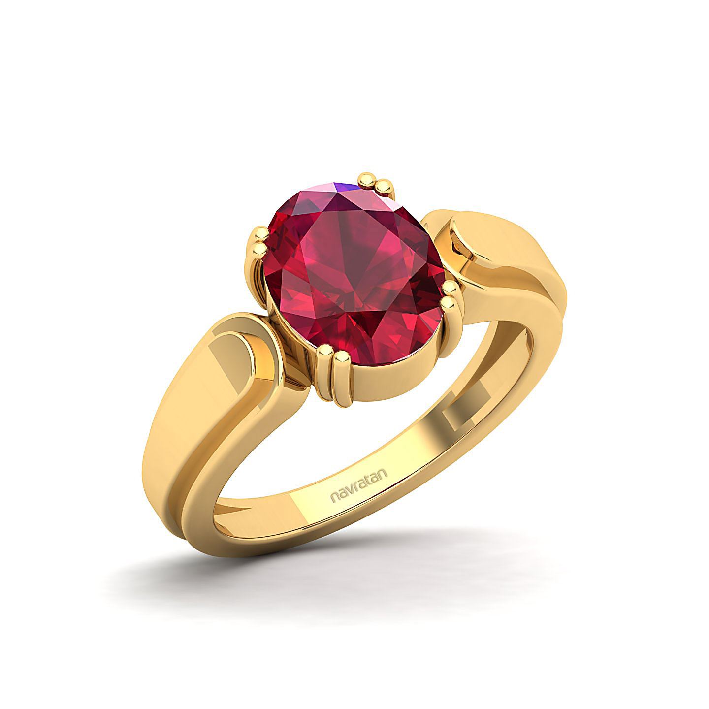 The Dynamic Ruby Gold Ring