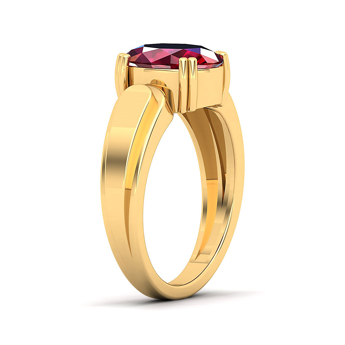The Dynamic Ruby Gold Ring