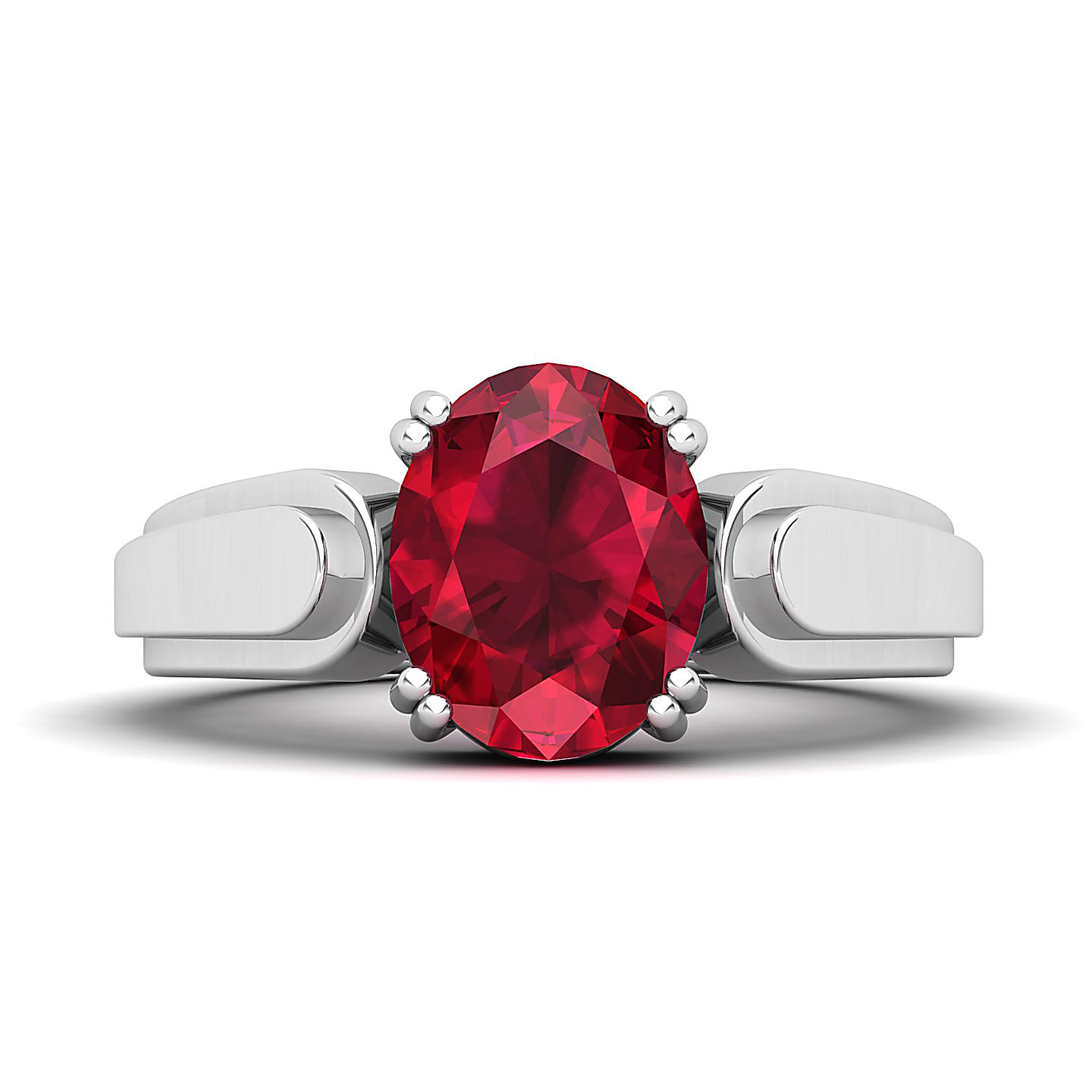 The Dynamic Ruby Gold Ring