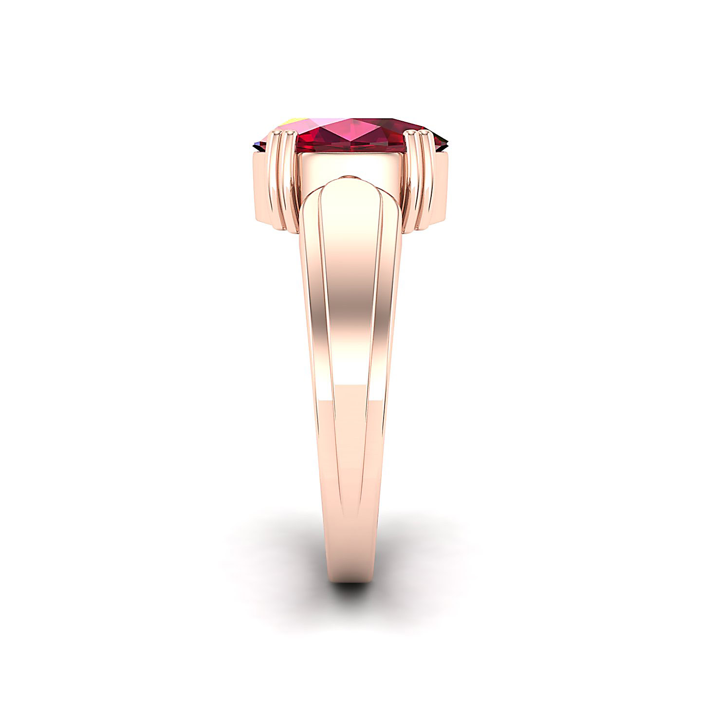 The Dynamic Ruby Gold Ring