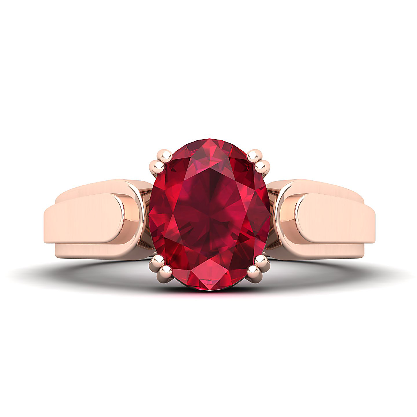 The Dynamic Ruby Gold Ring