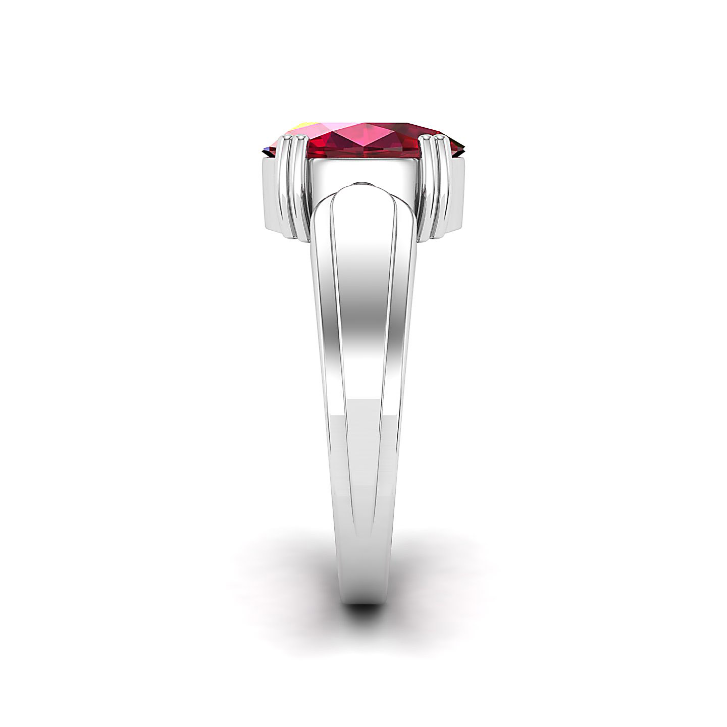 The Dynamic Ruby Gold Ring