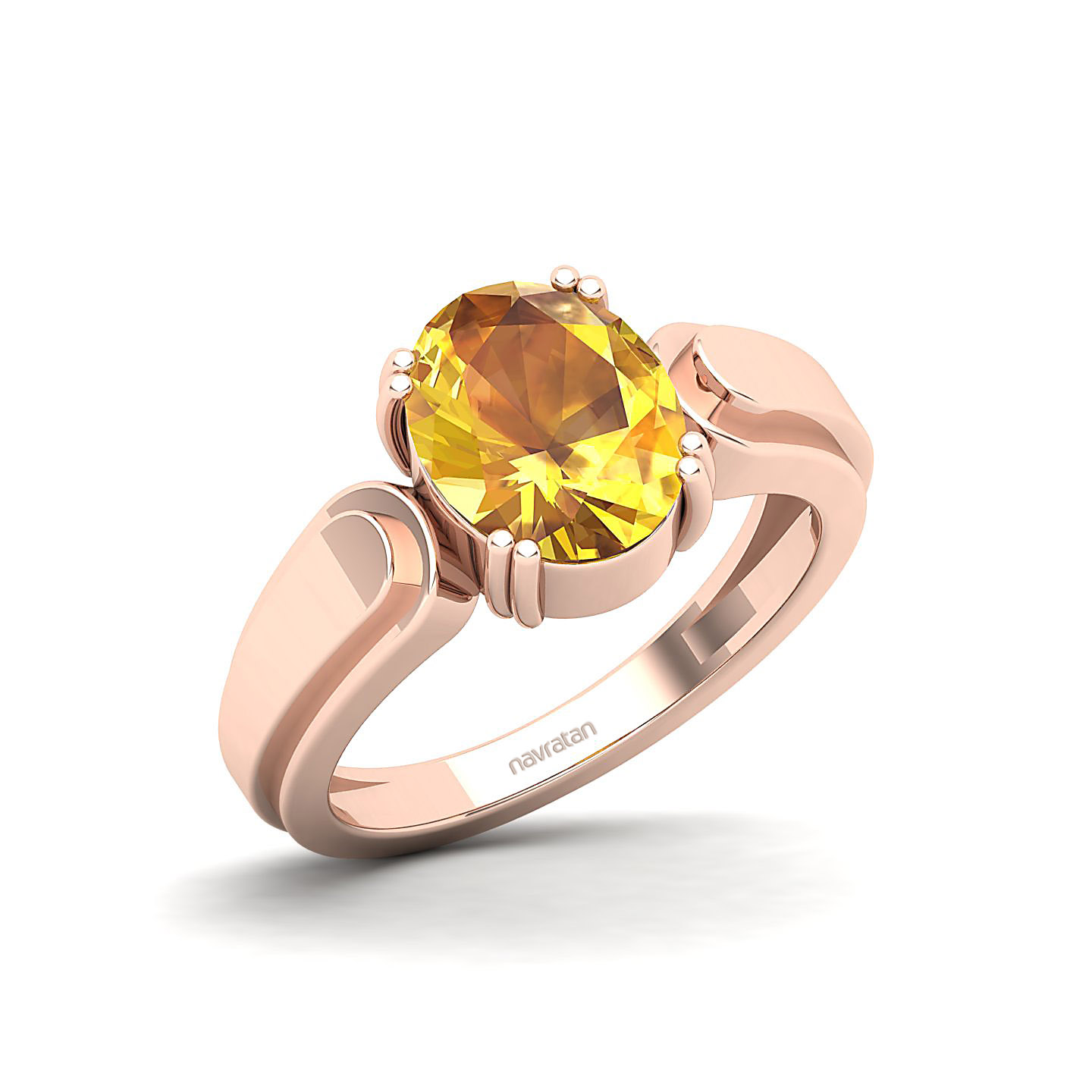The Dynamic Yellow Sapphire Gold Ring