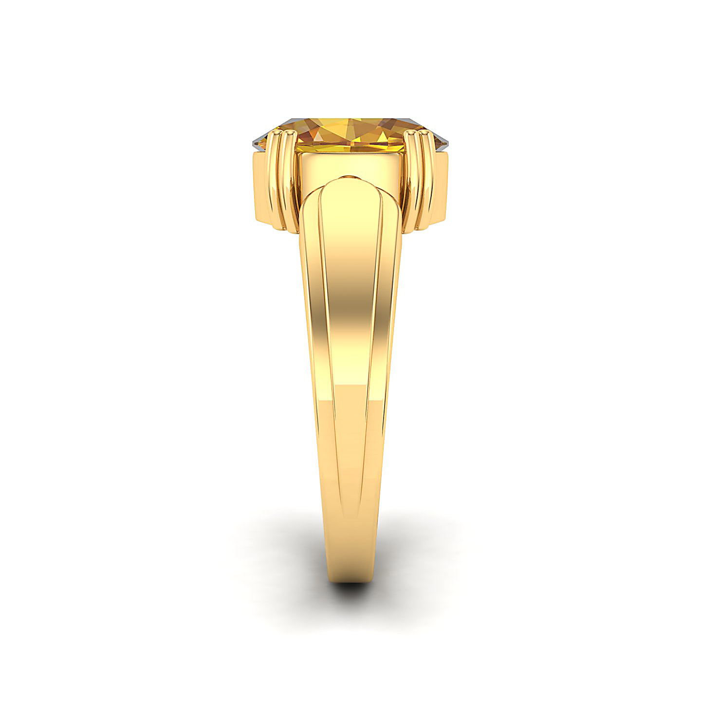 The Dynamic Yellow Sapphire Gold Ring