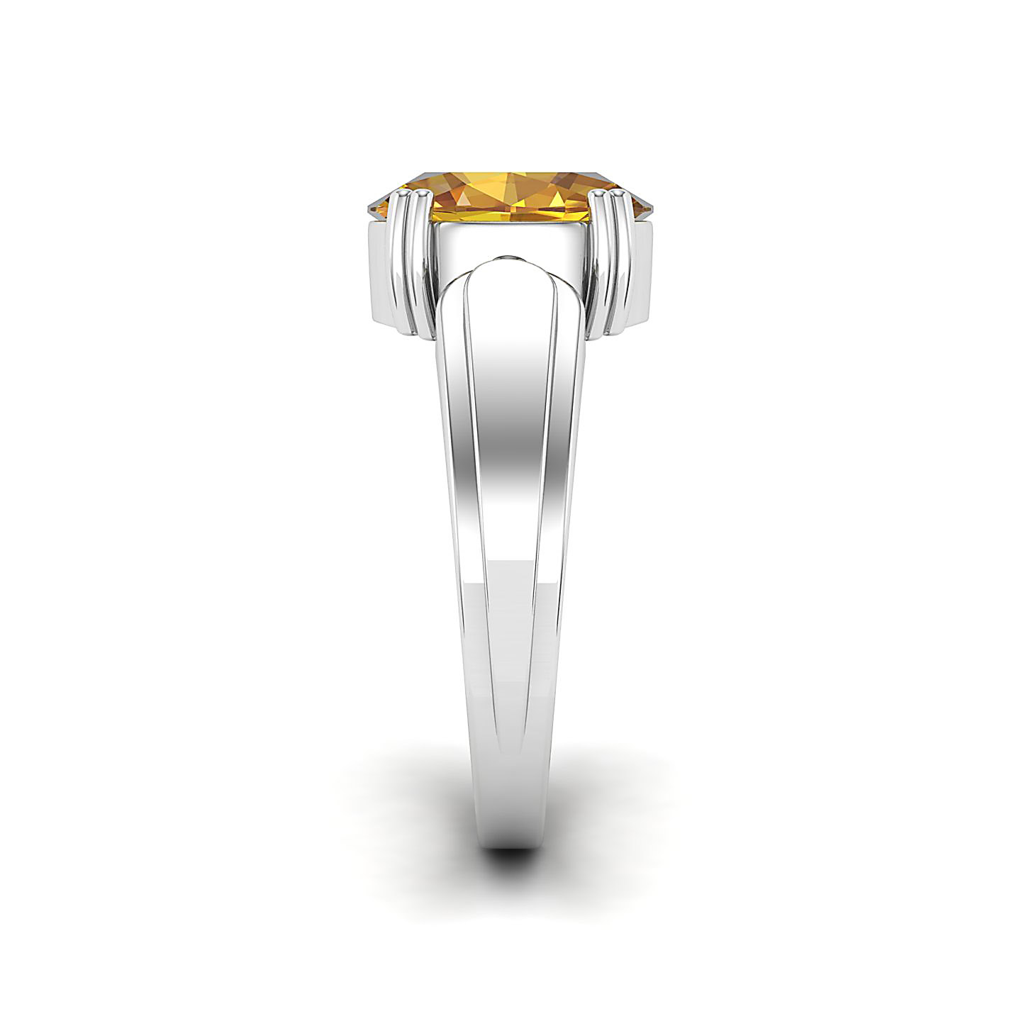 The Dynamic Yellow Sapphire Gold Ring