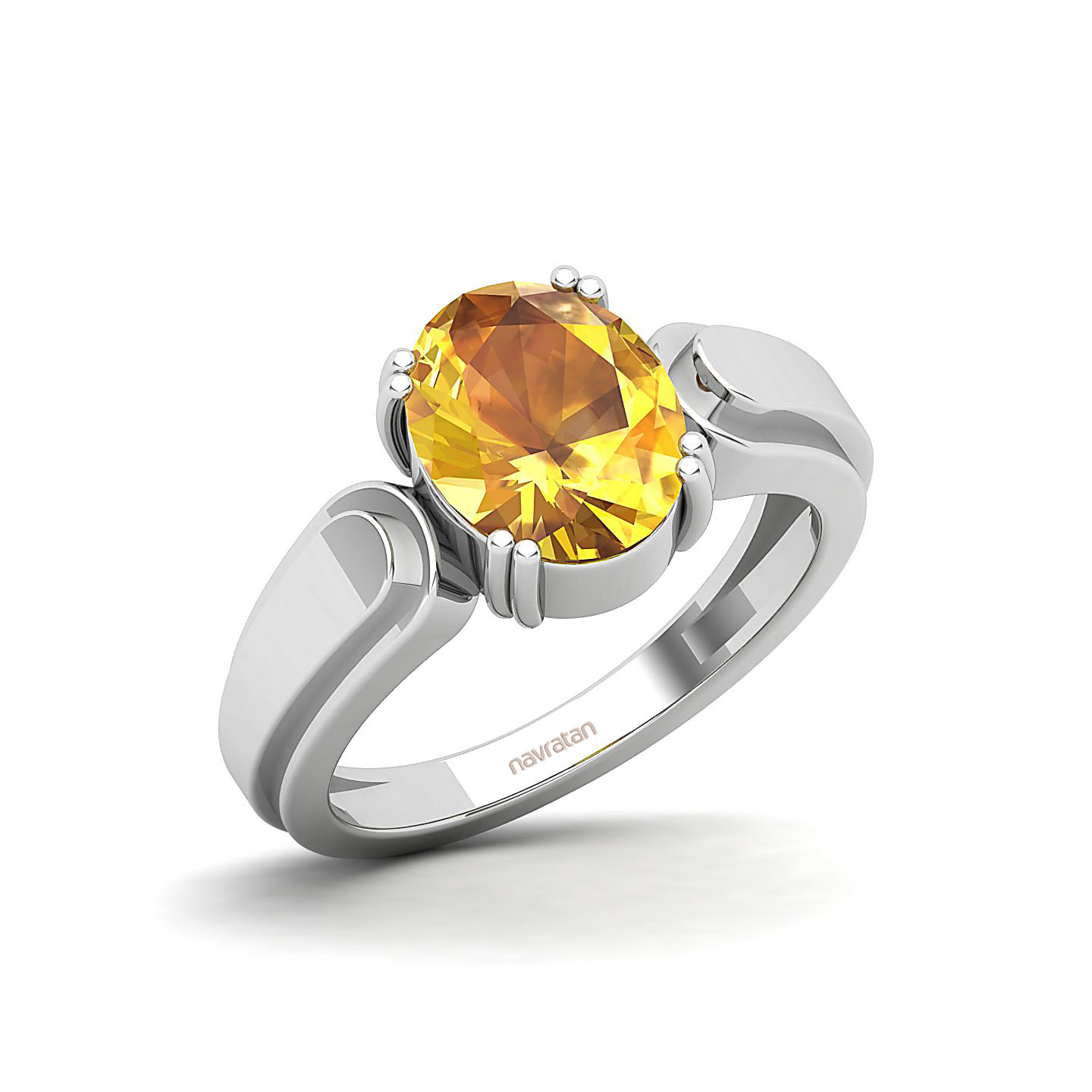 The Dynamic Yellow Sapphire Gold Ring