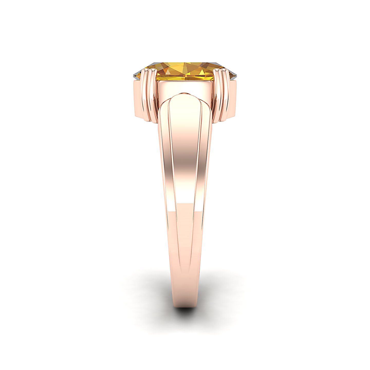 The Dynamic Yellow Sapphire Gold Ring