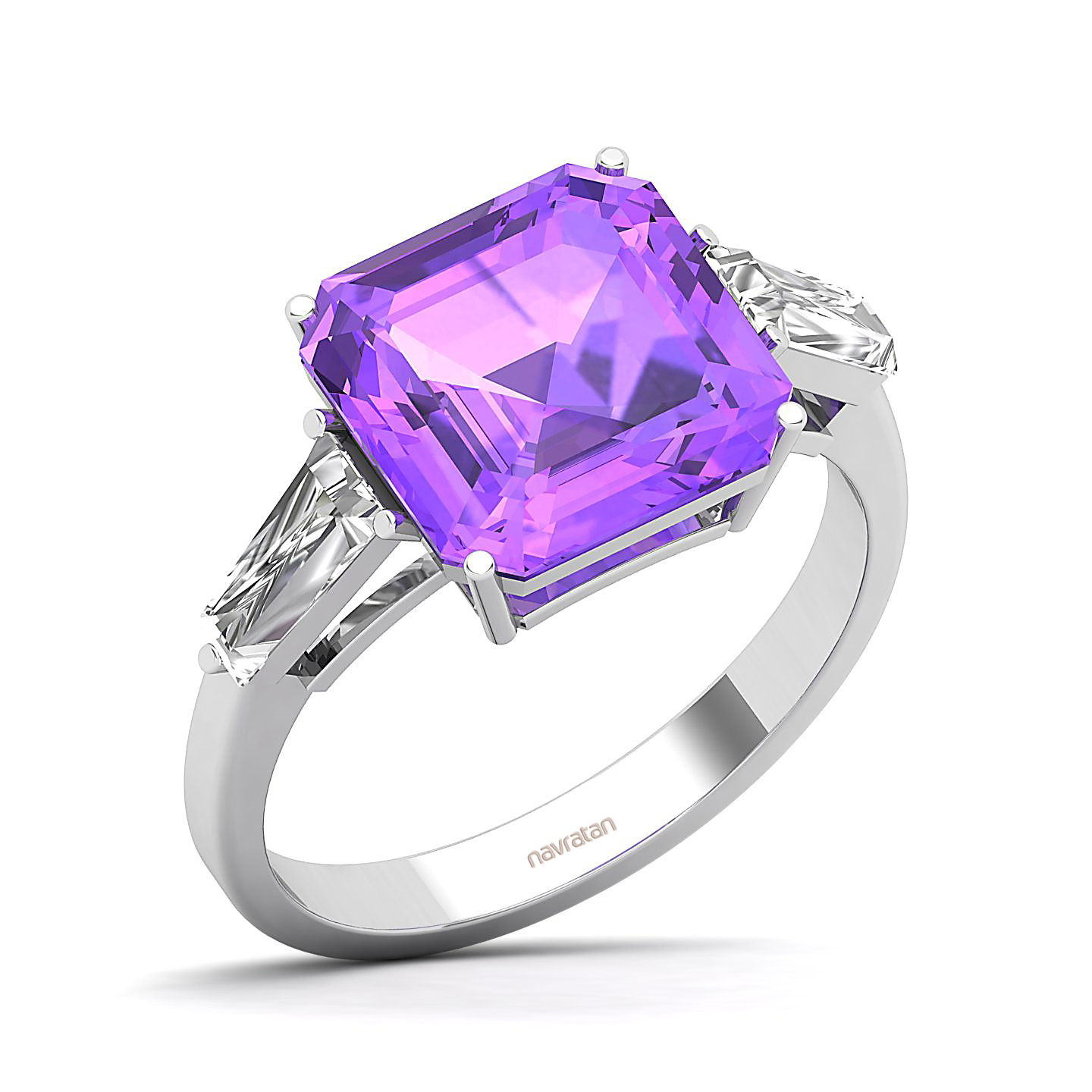 The Elegance Trilogy Amethyst Ring