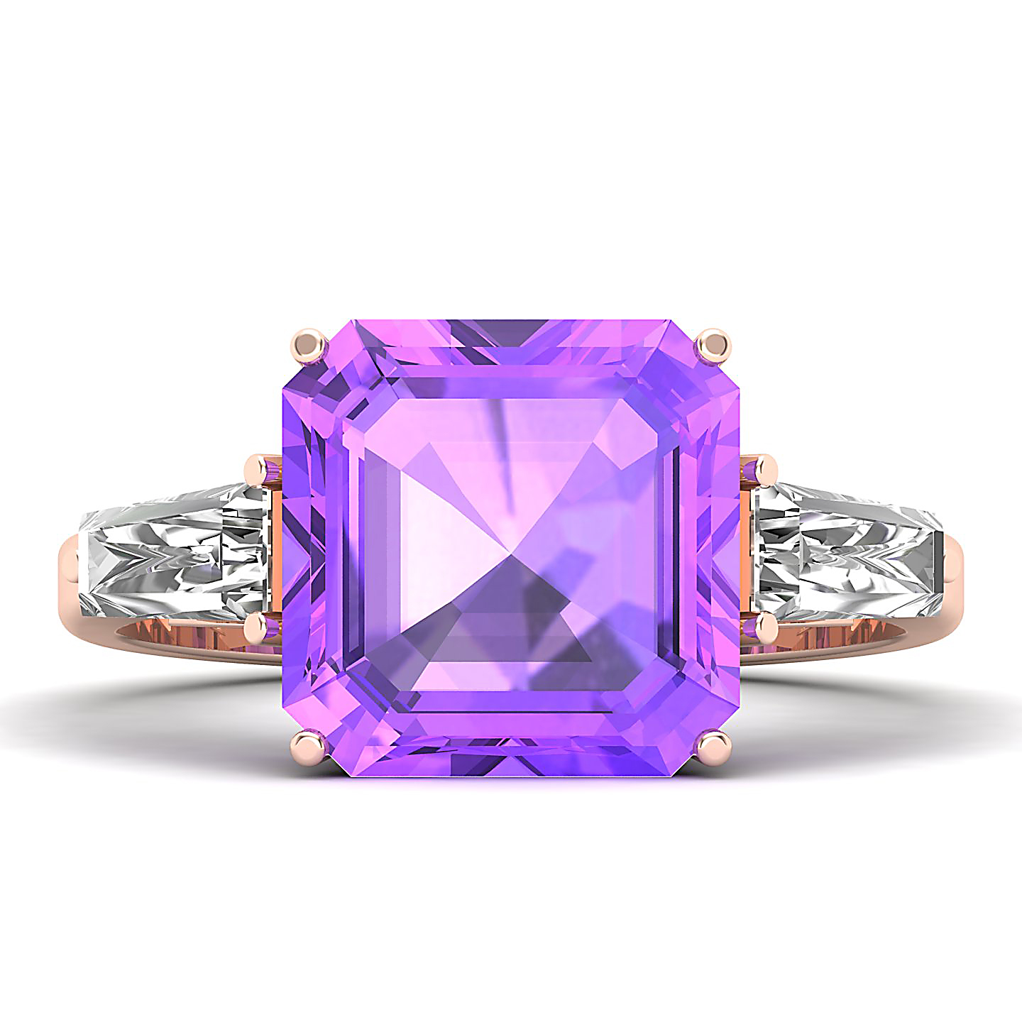 The Elegance Trilogy Amethyst Ring