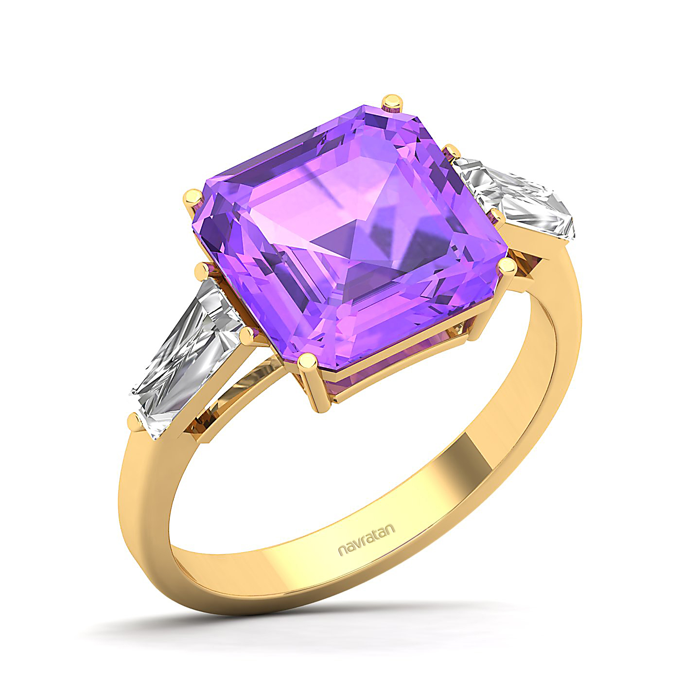 The Elegance Trilogy Amethyst Ring