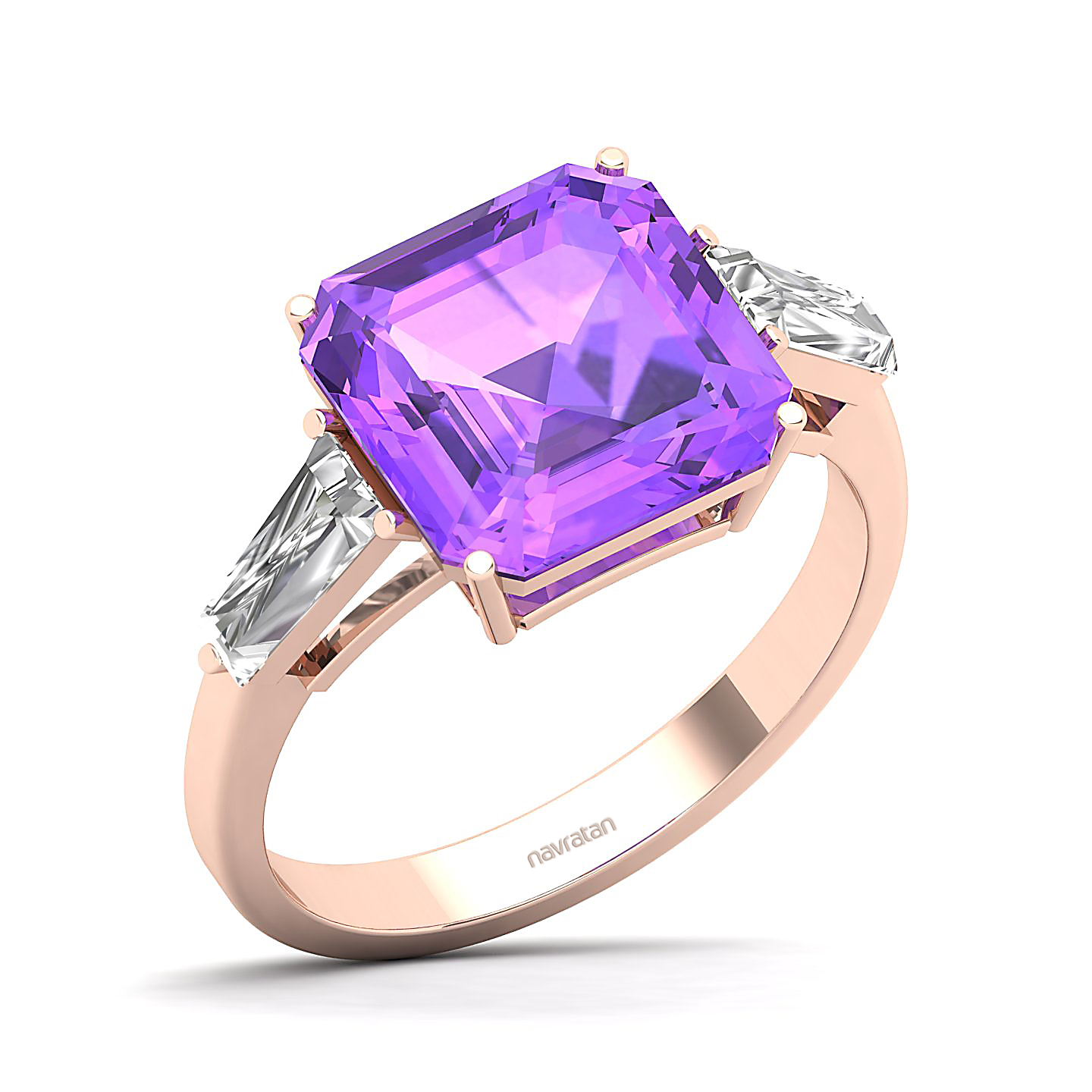 The Elegance Trilogy Amethyst Ring