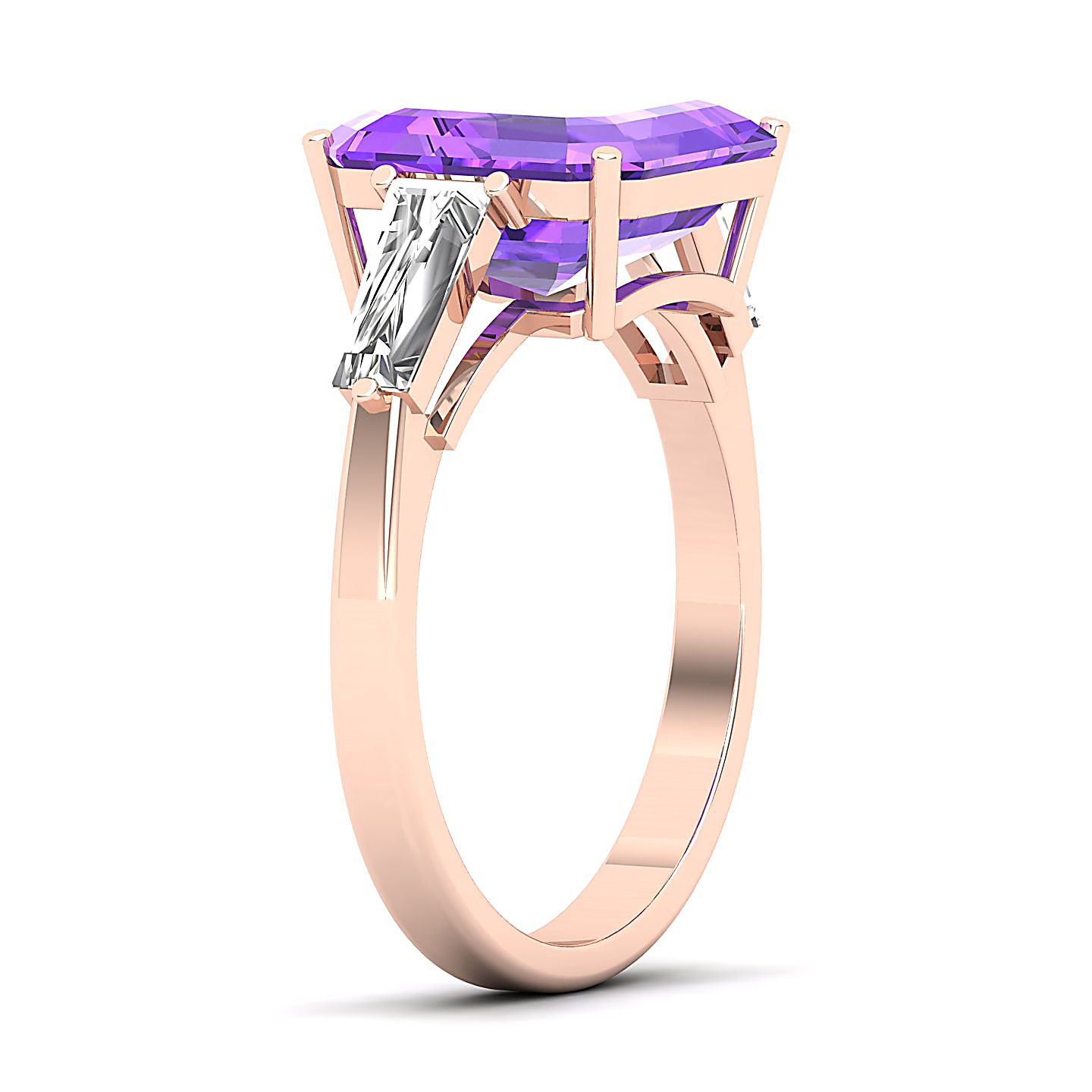 The Elegance Trilogy Amethyst Ring