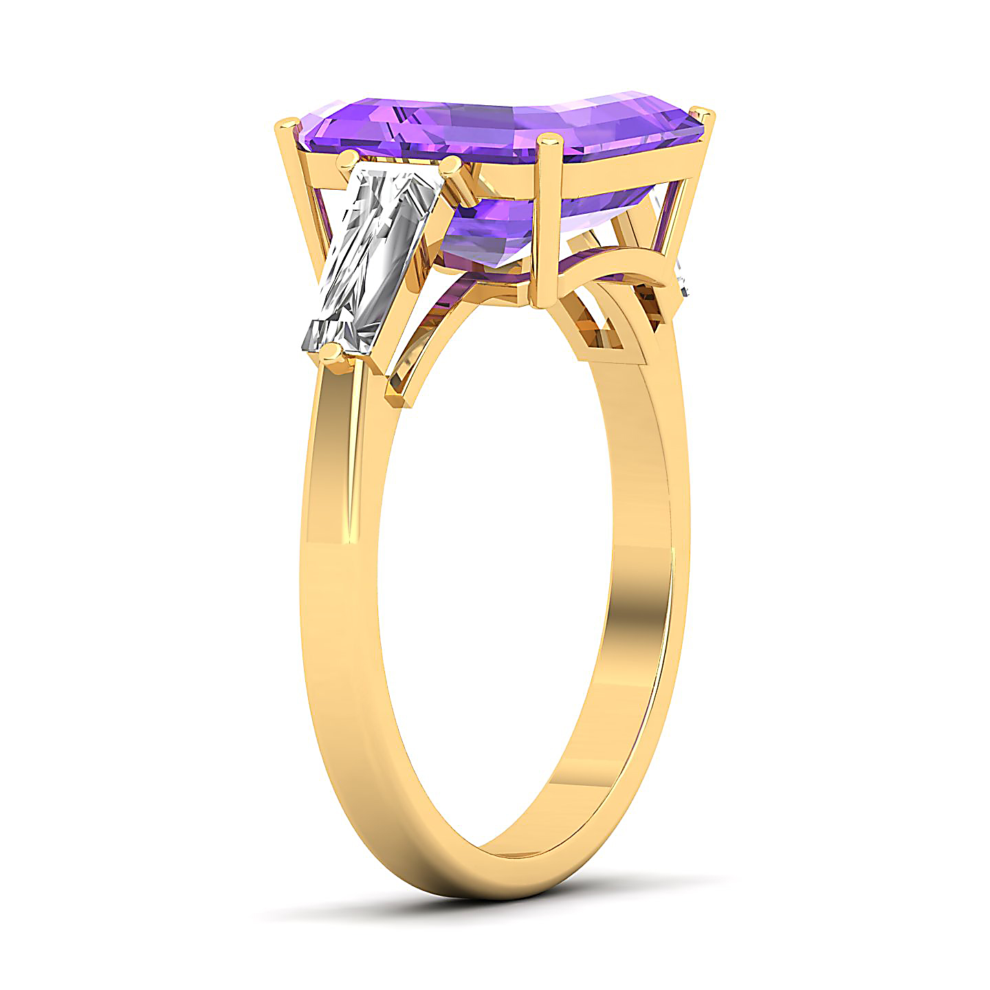 The Elegance Trilogy Amethyst Ring