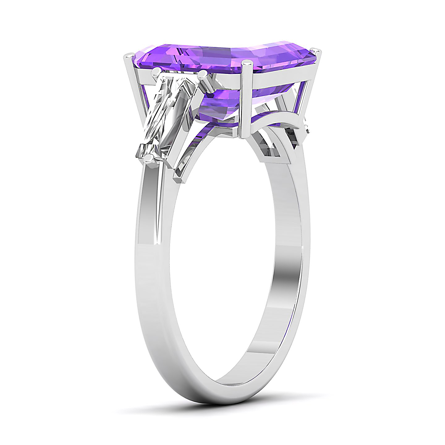 The Elegance Trilogy Amethyst Ring