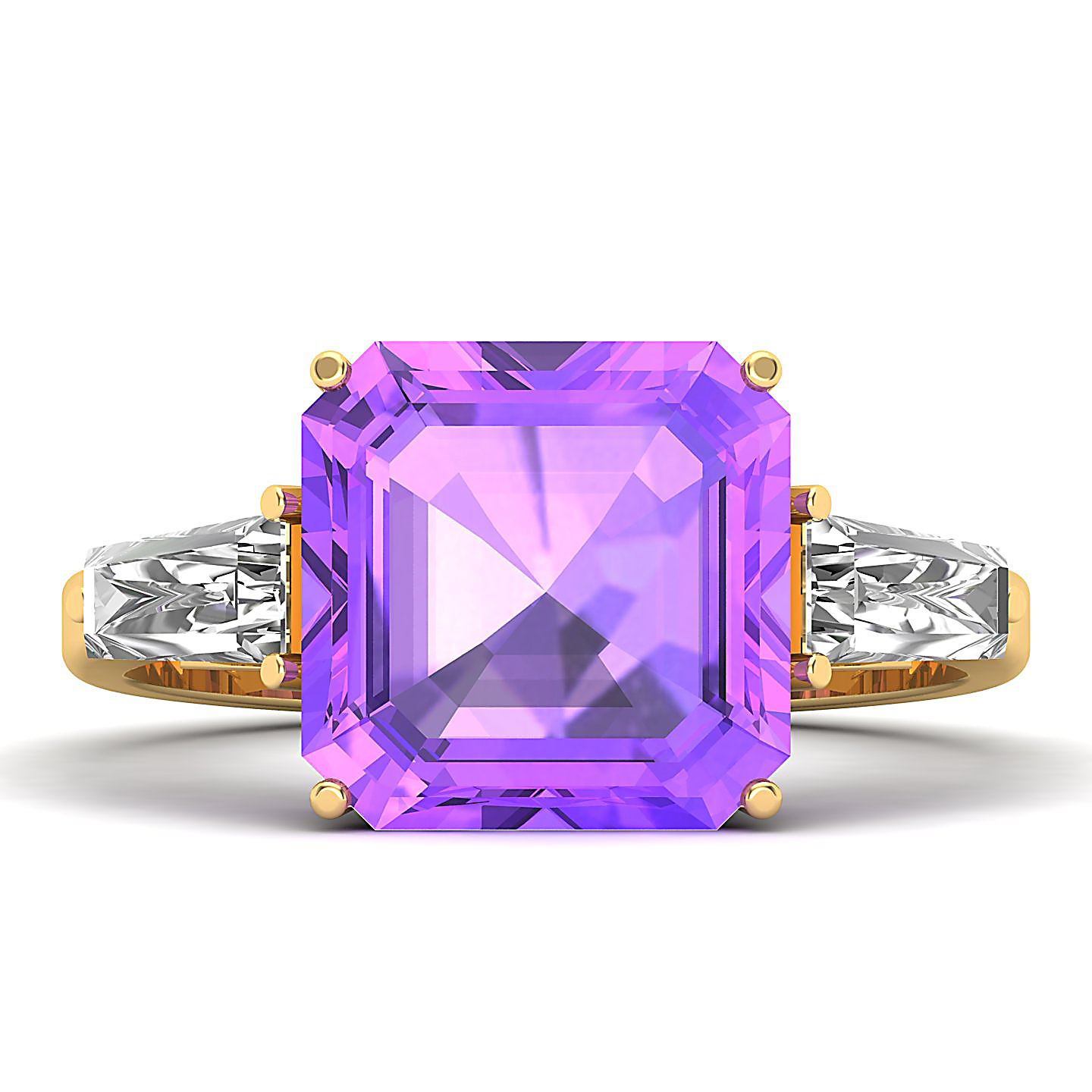 The Elegance Trilogy Amethyst Ring