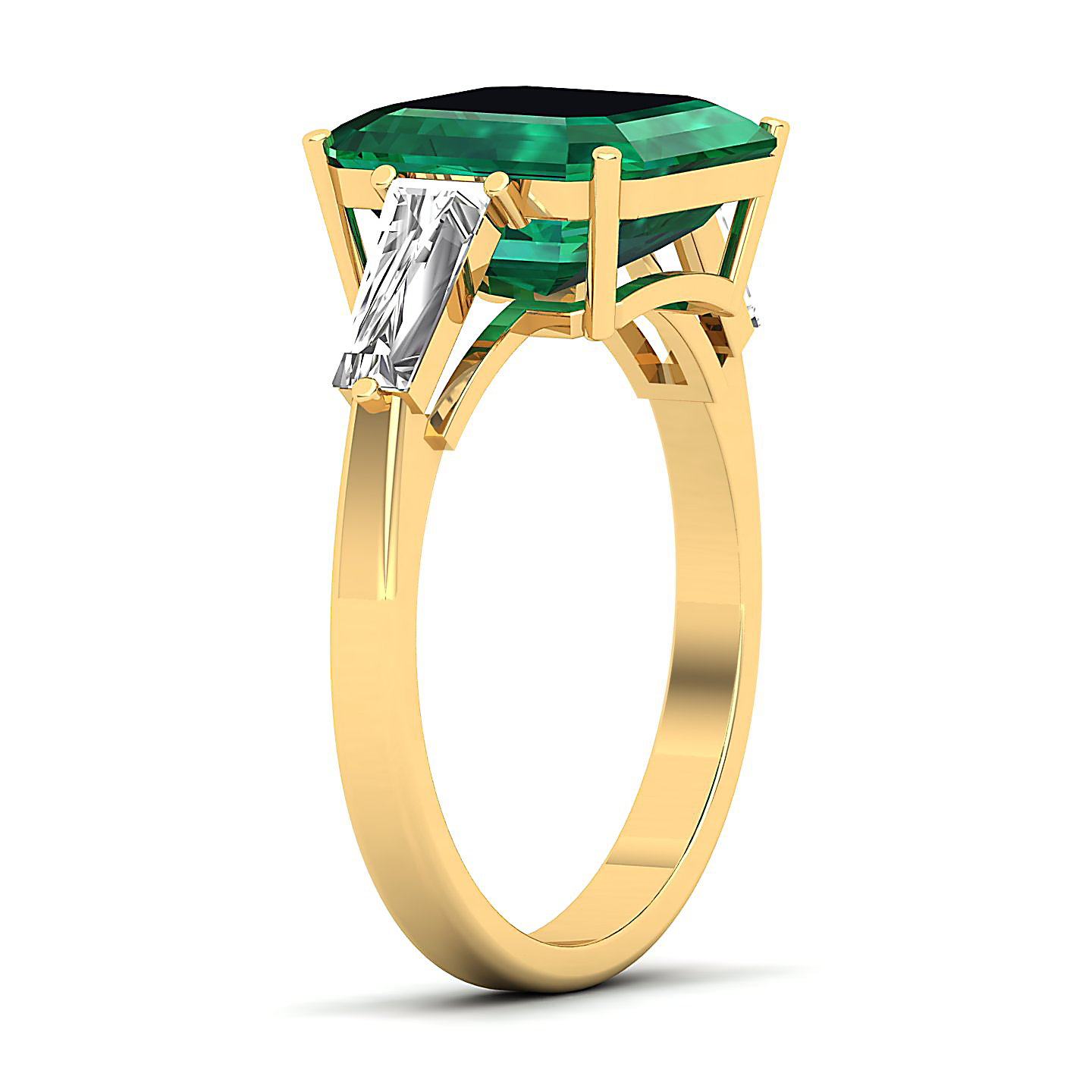 The Elegance Trilogy Emerald Ring