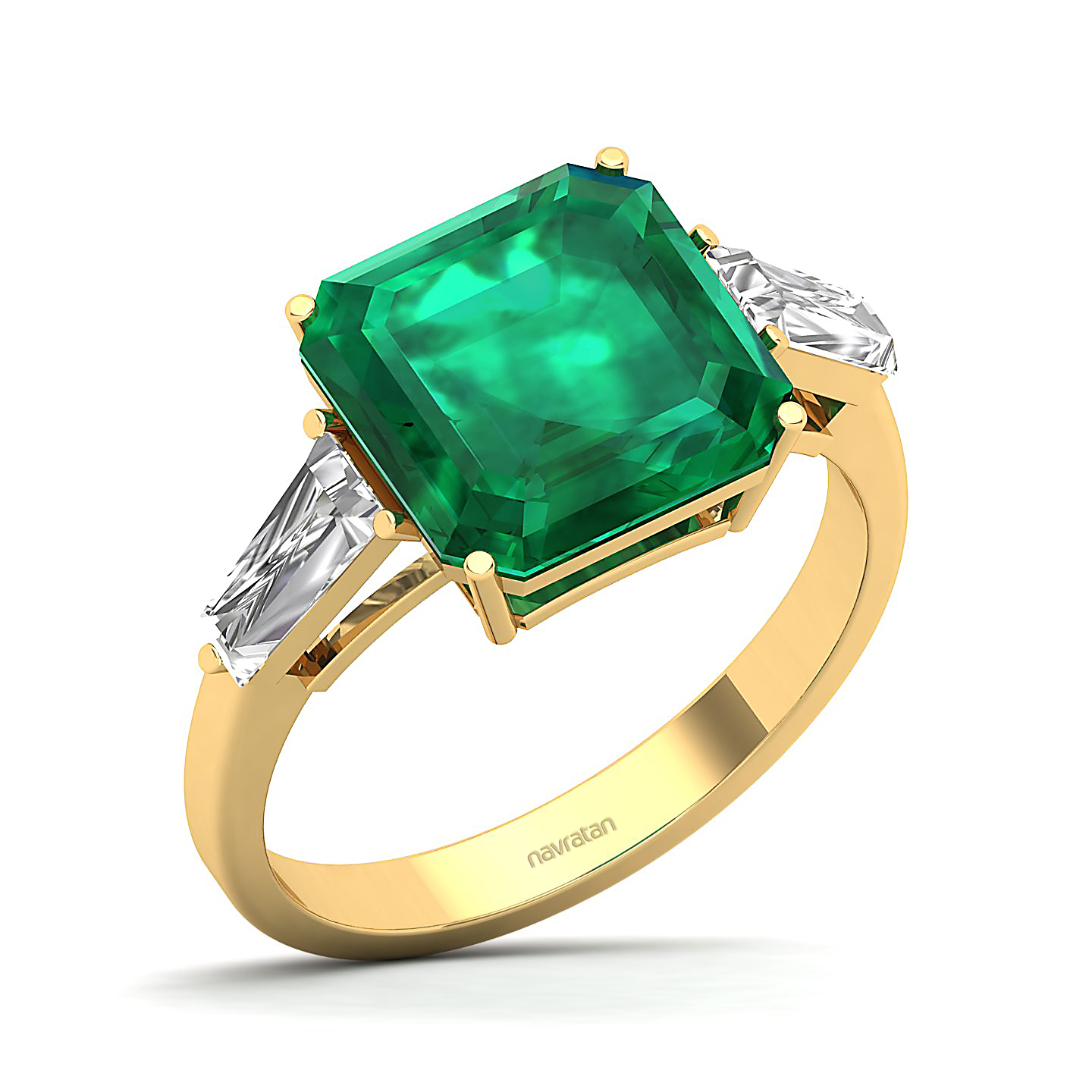 The Elegance Trilogy Emerald Ring
