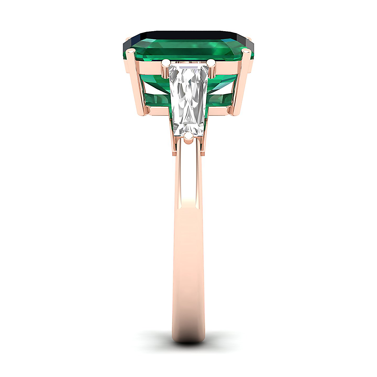 The Elegance Trilogy Emerald Ring