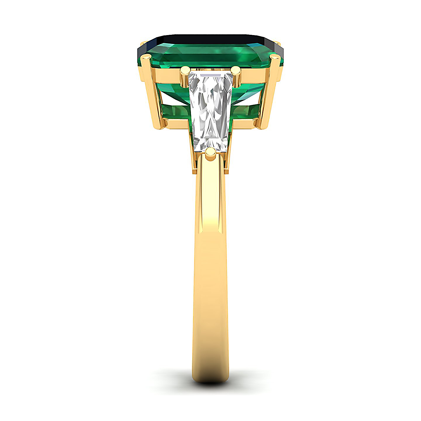 The Elegance Trilogy Emerald Ring