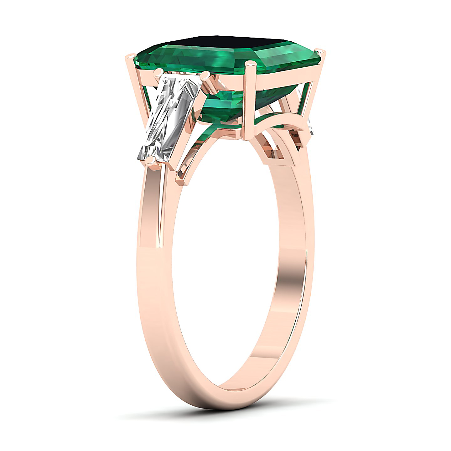 The Elegance Trilogy Emerald Ring