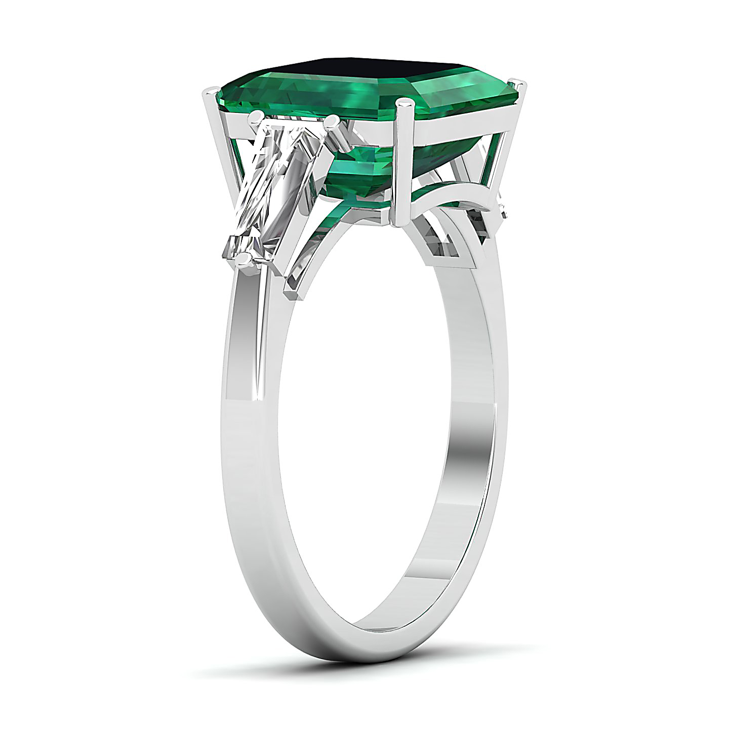 The Elegance Trilogy Emerald Ring