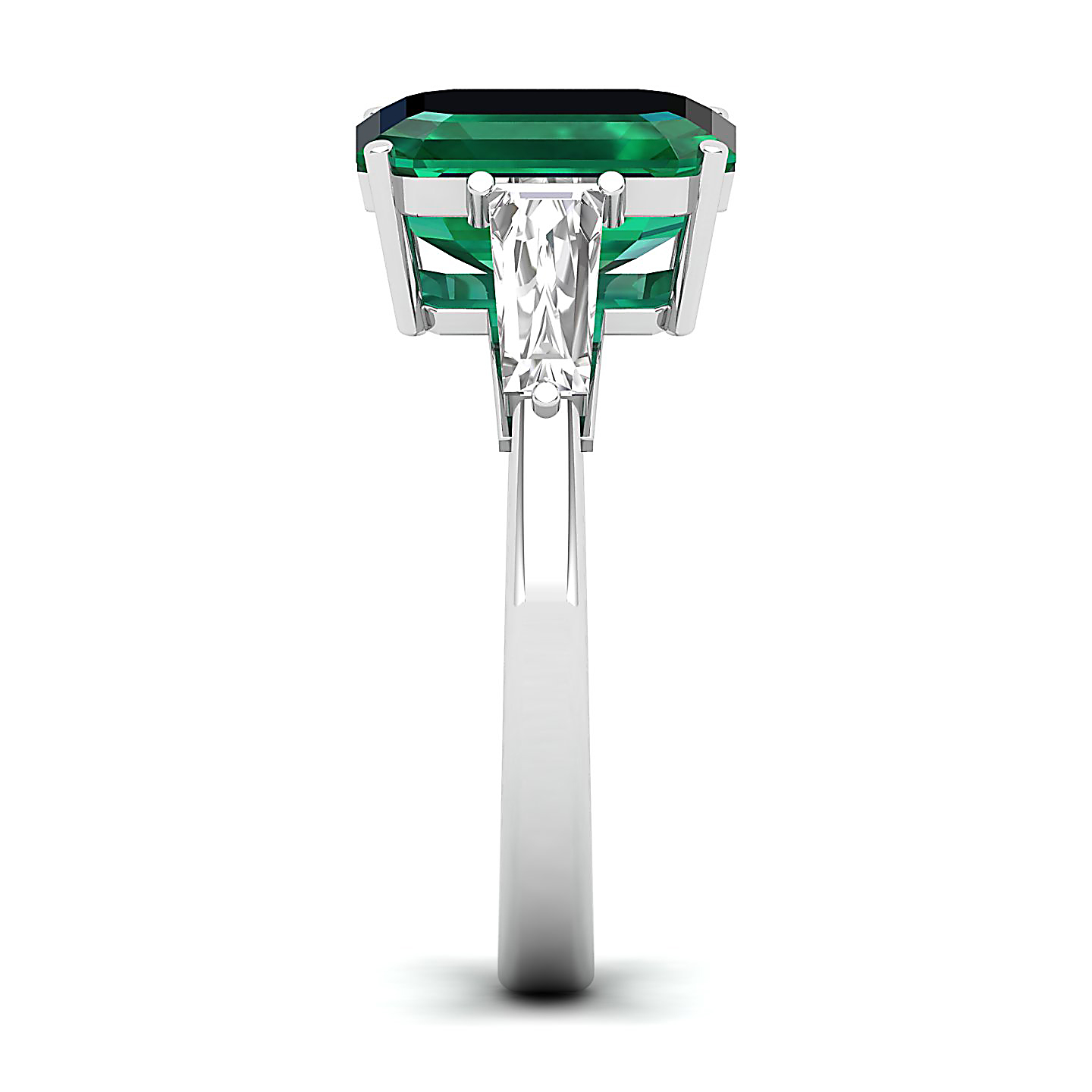 The Elegance Trilogy Emerald Ring