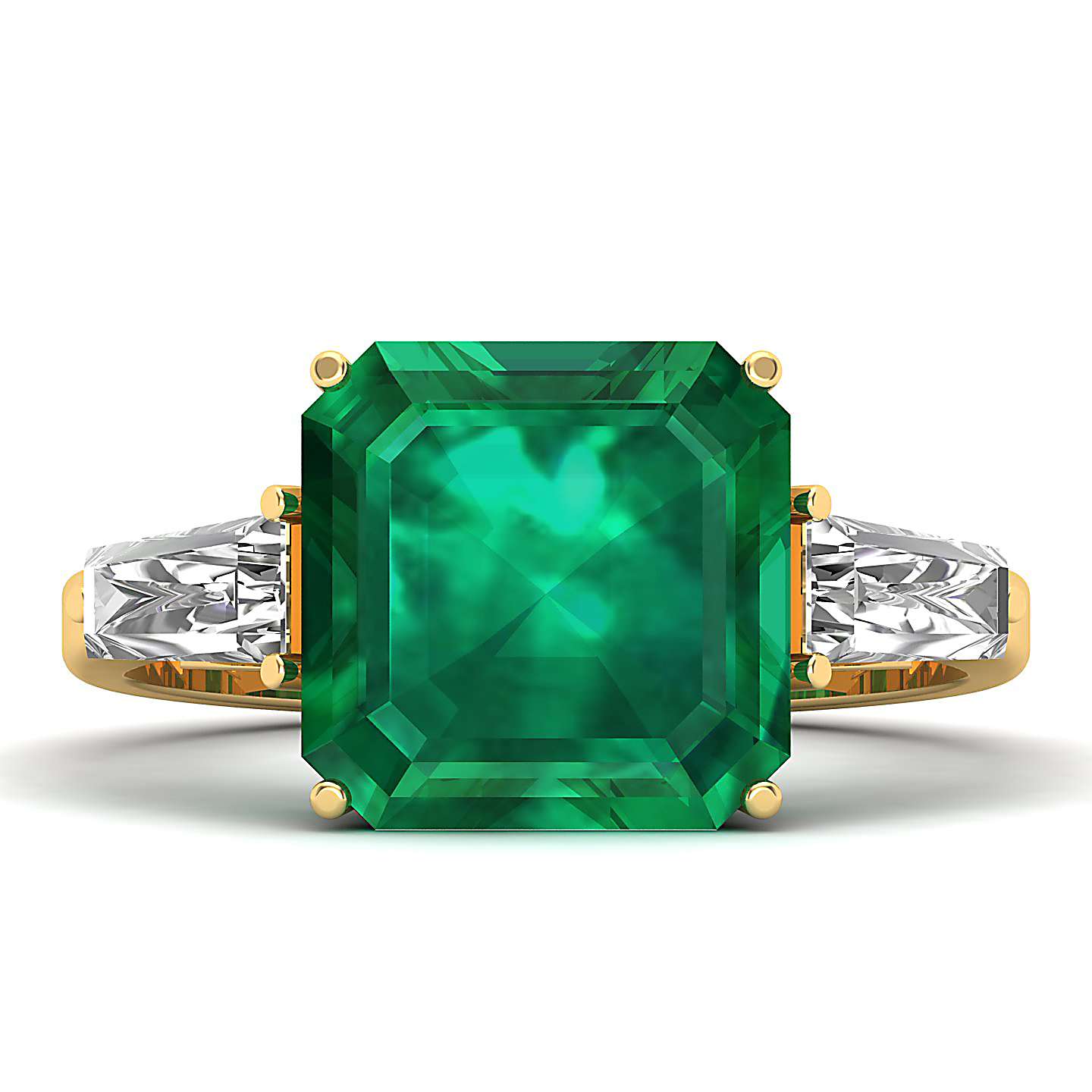 The Elegance Trilogy Emerald Ring