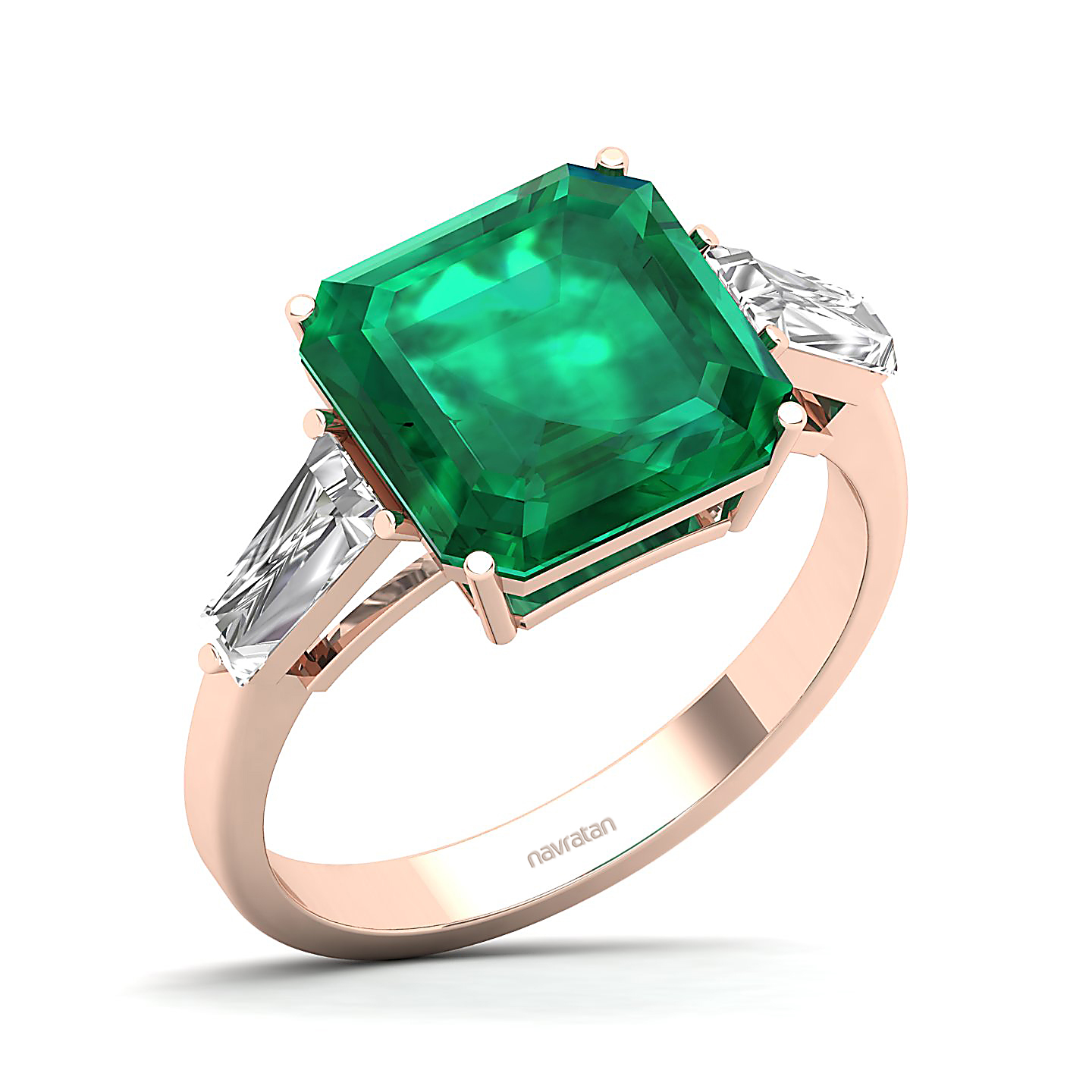 The Elegance Trilogy Emerald Ring
