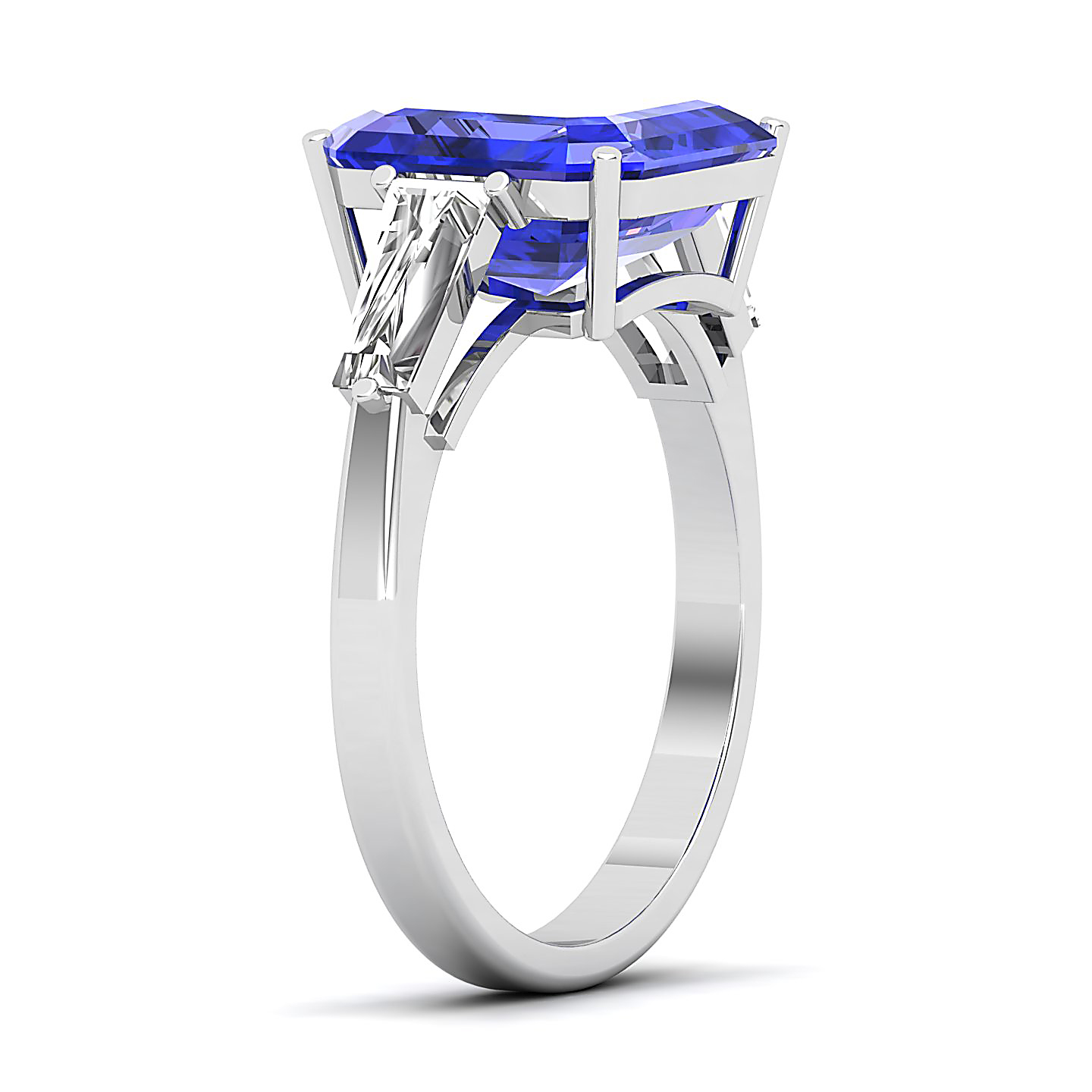 The Elegance Trilogy Tanzanite Ring