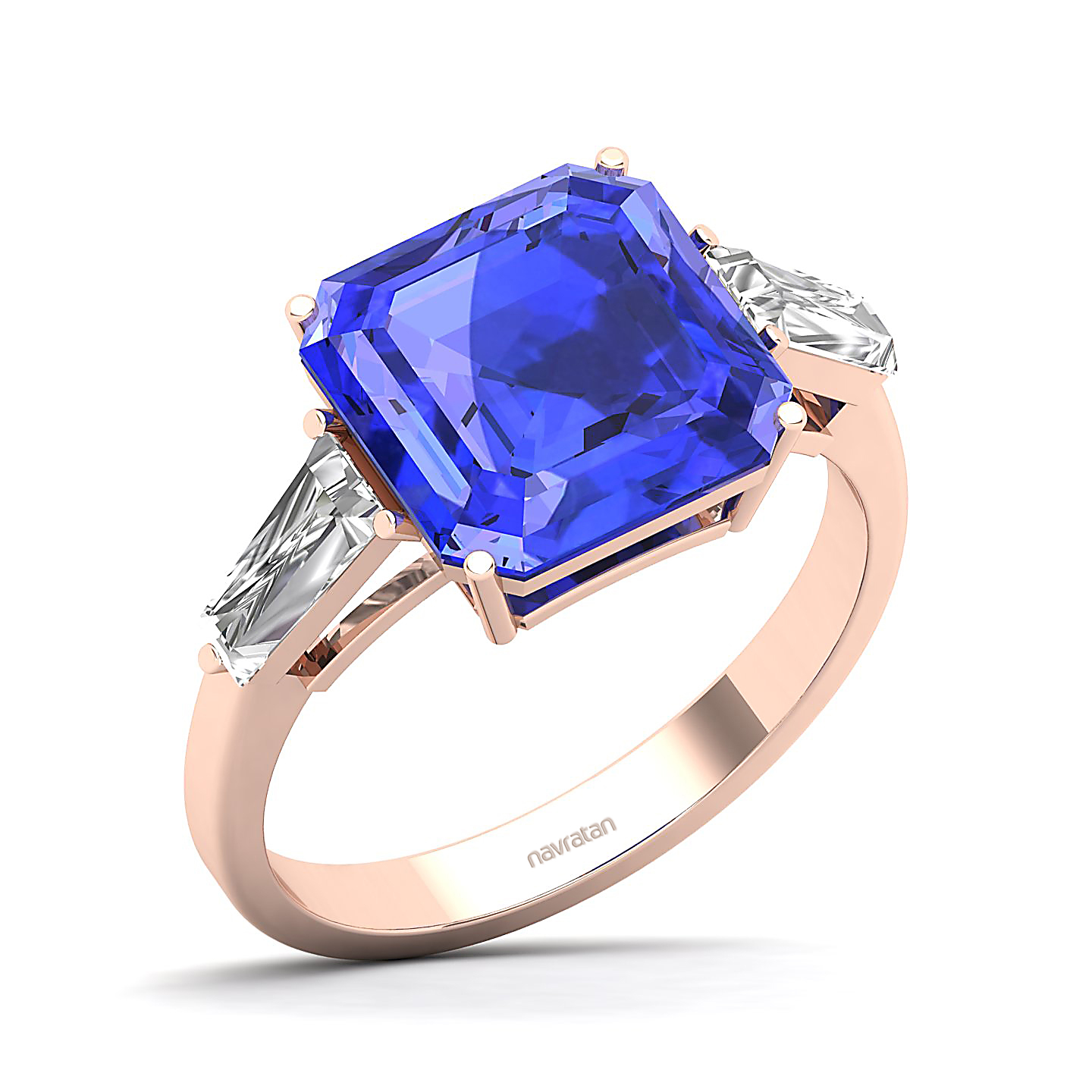 The Elegance Trilogy Tanzanite Ring