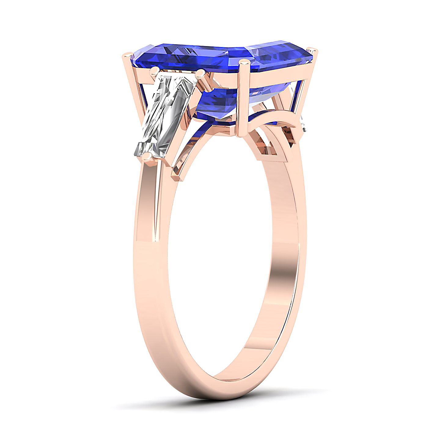 The Elegance Trilogy Tanzanite Ring