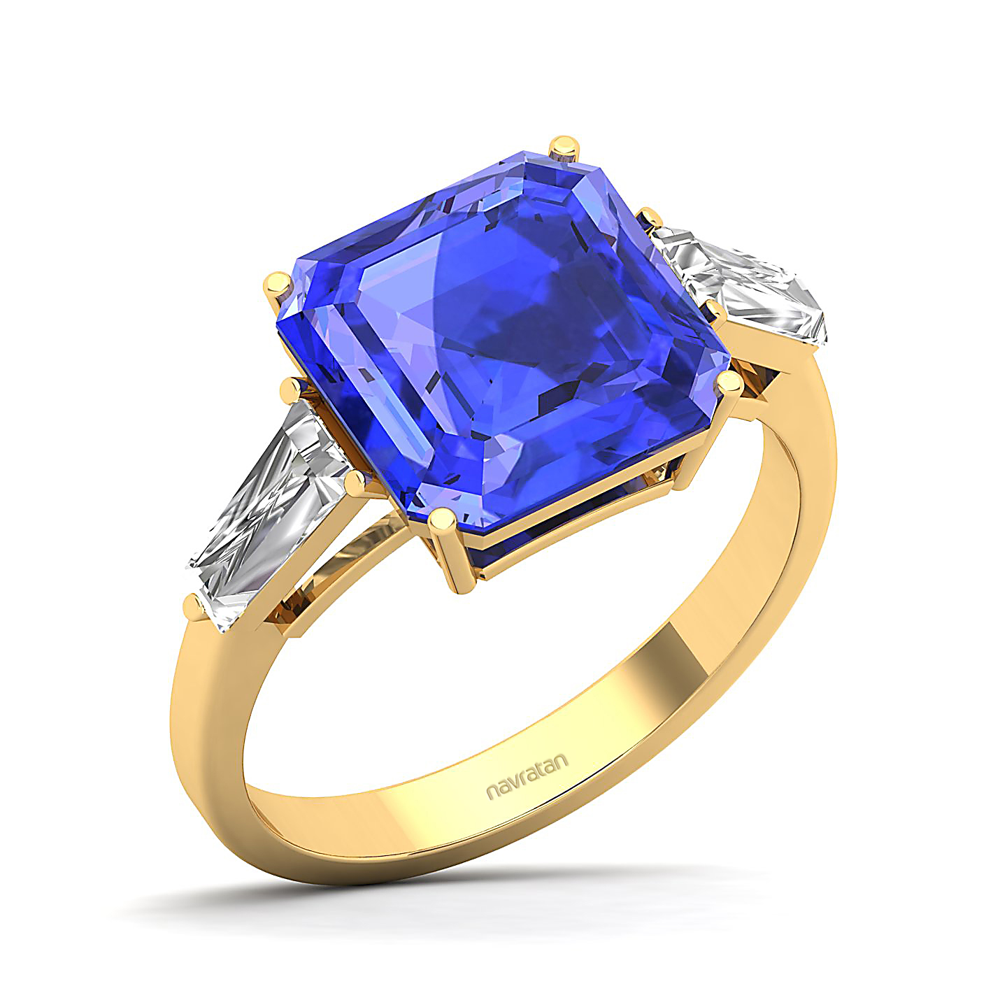 The Elegance Trilogy Tanzanite Ring