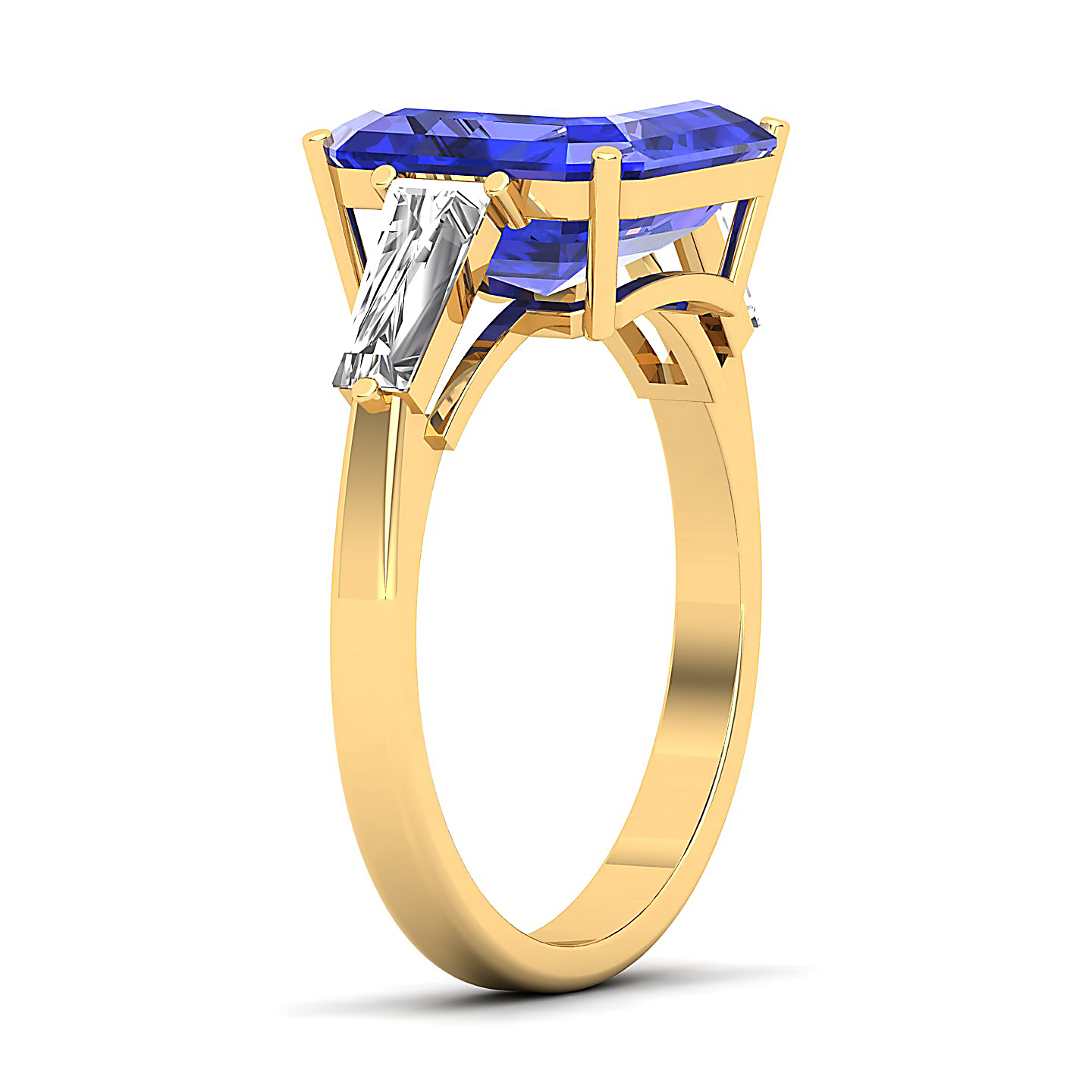 The Elegance Trilogy Tanzanite Ring