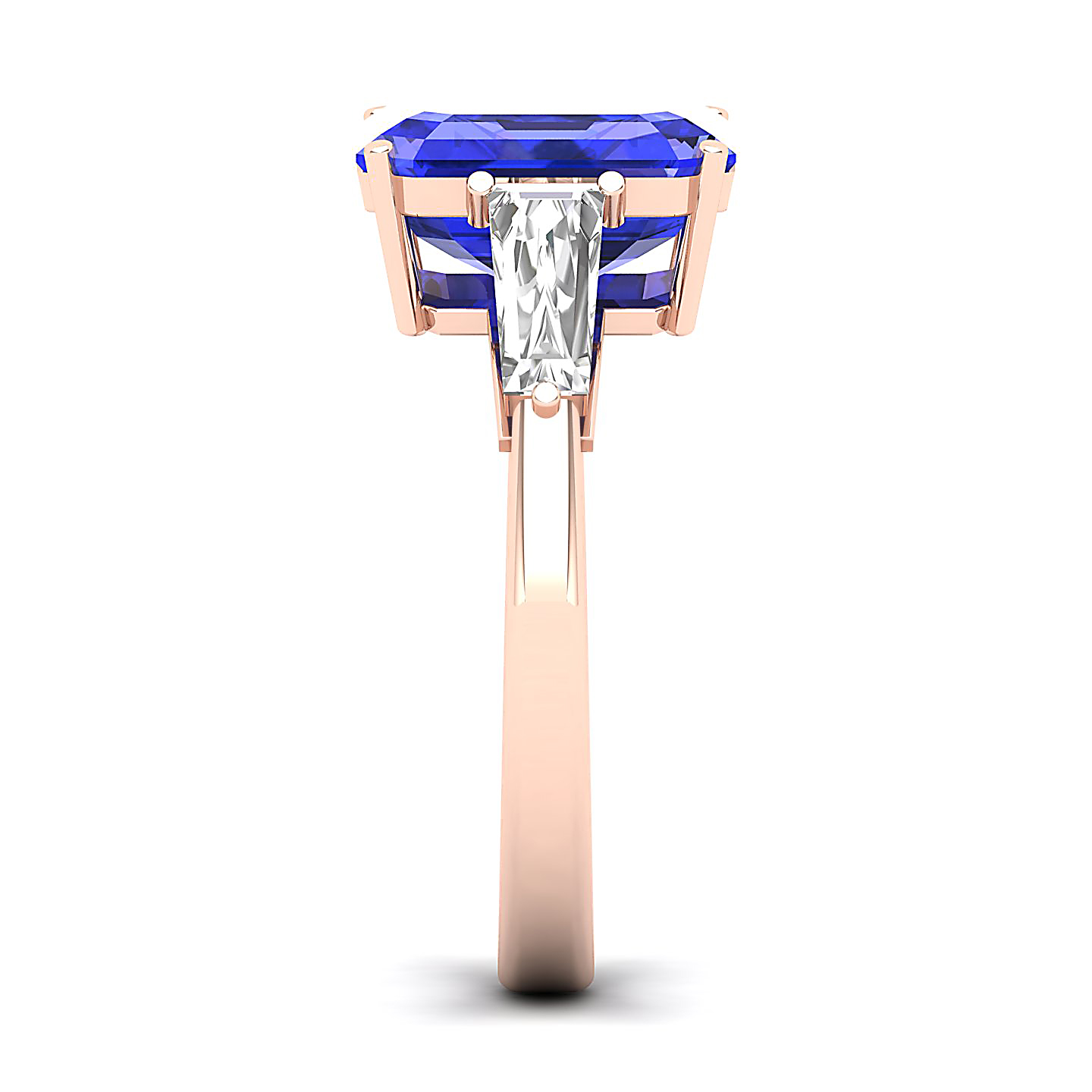 The Elegance Trilogy Tanzanite Ring