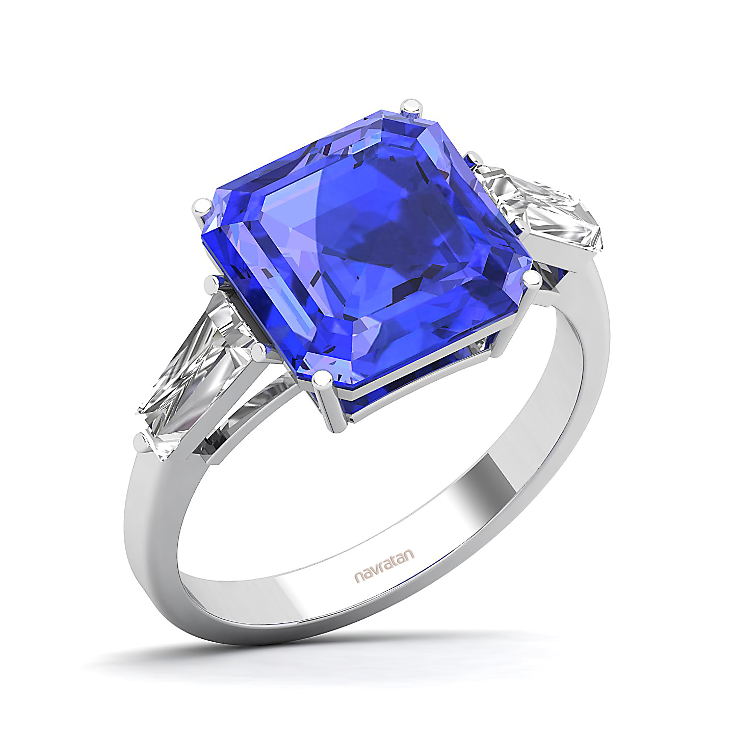 The Elegance Trilogy Tanzanite Ring