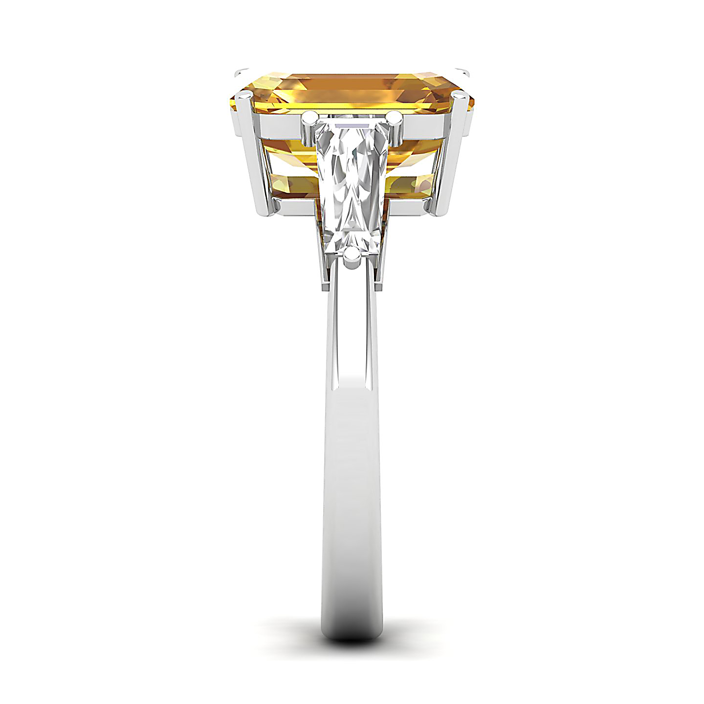 The Elegance Trilogy Yellow Sapphire Ring