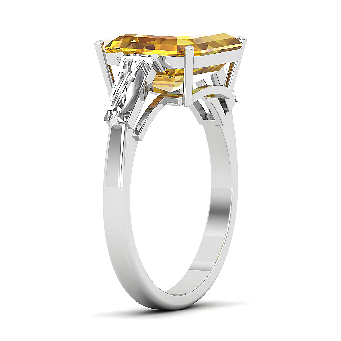 The Elegance Trilogy Yellow Sapphire Ring