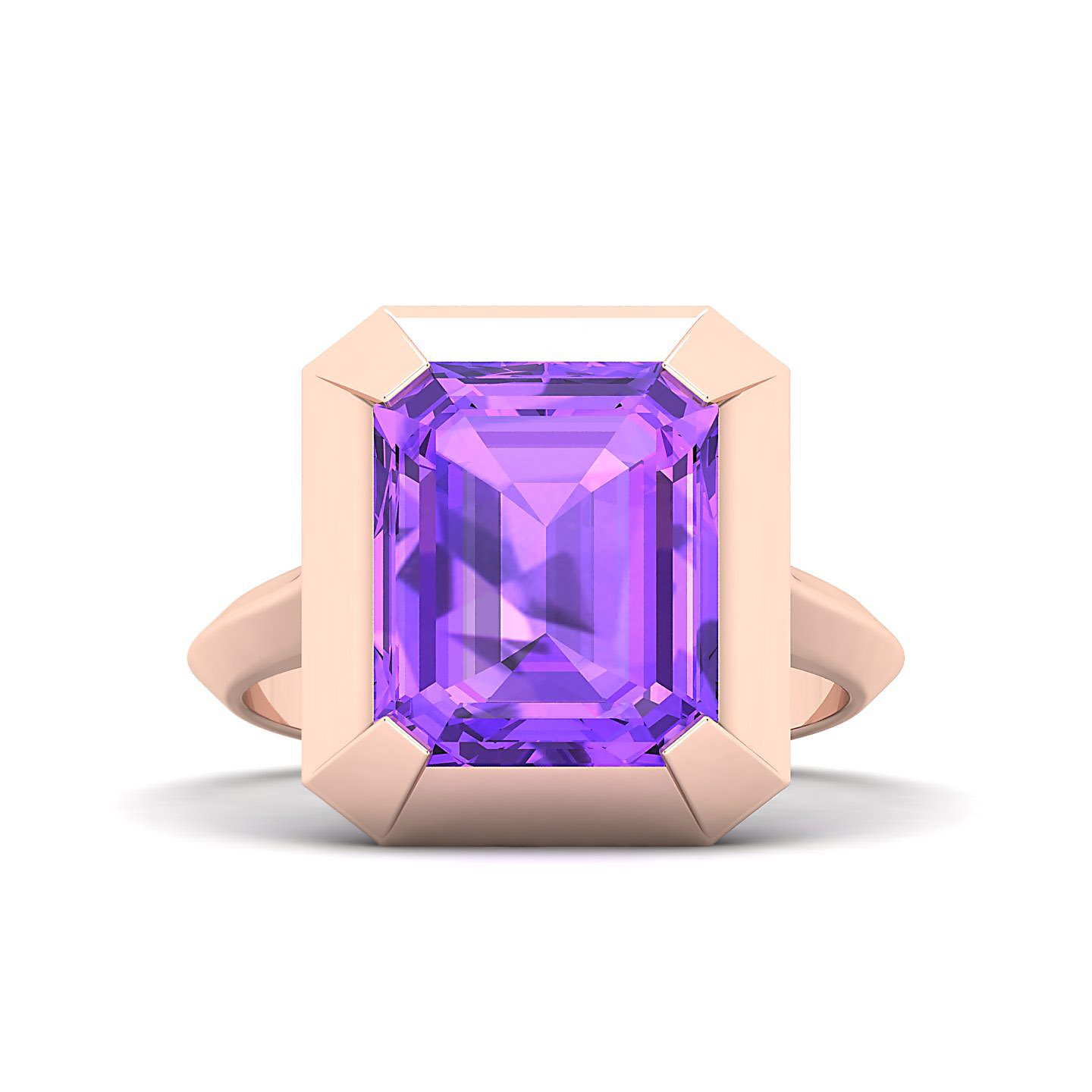 The Enticing Amethyst Gold Ring
