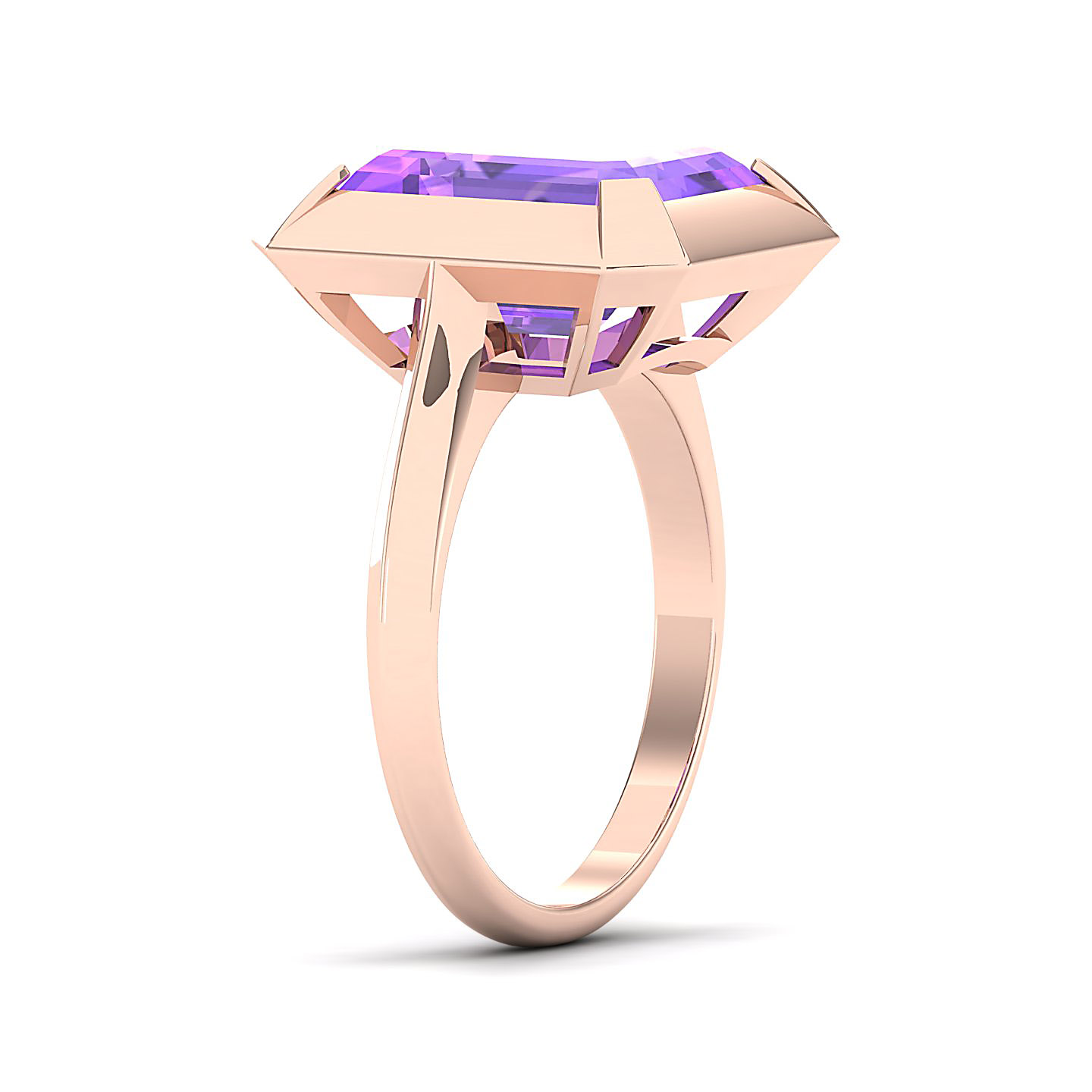 The Enticing Amethyst Gold Ring