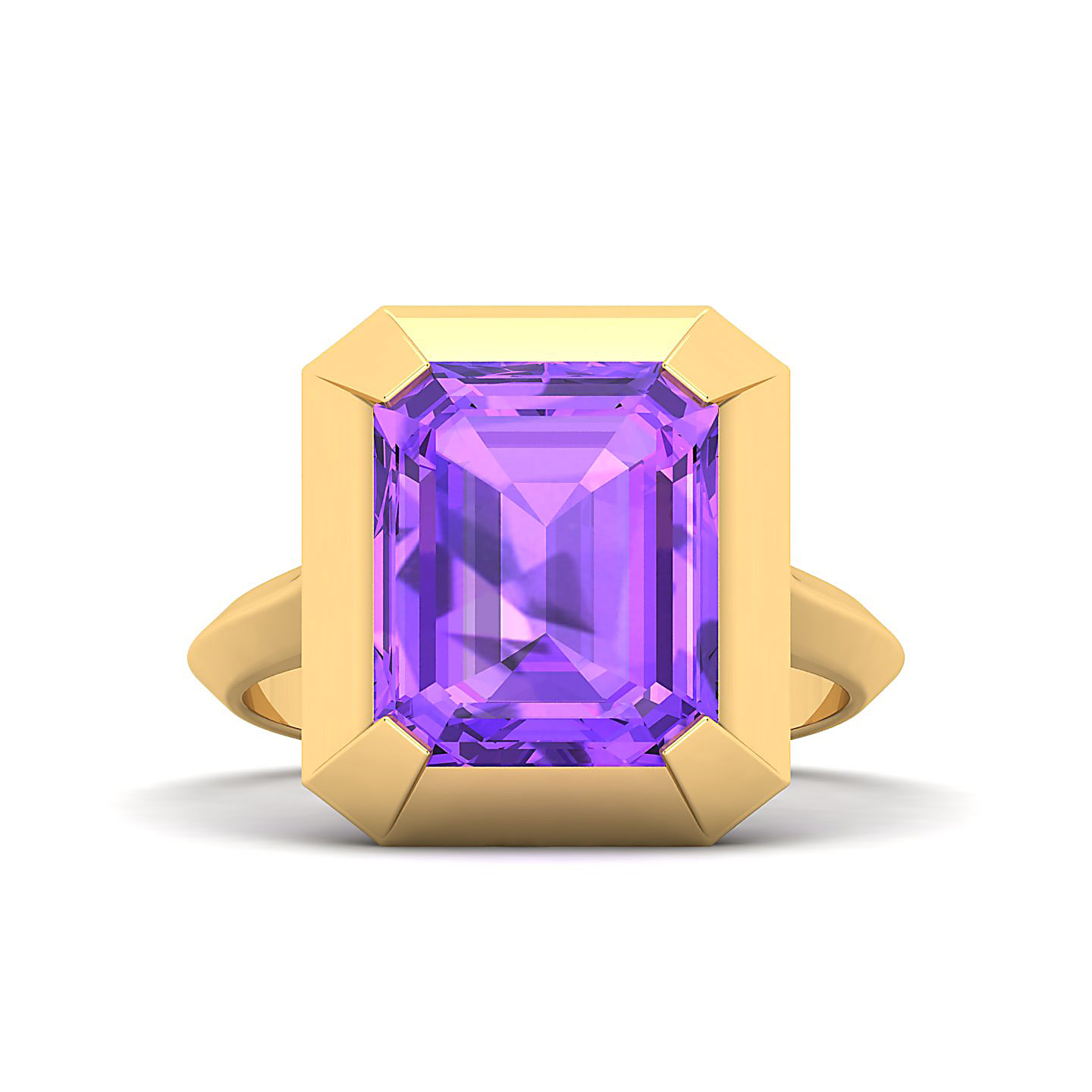 The Enticing Amethyst Gold Ring