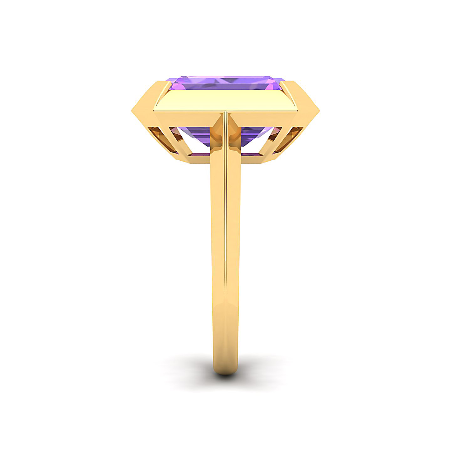 The Enticing Amethyst Gold Ring