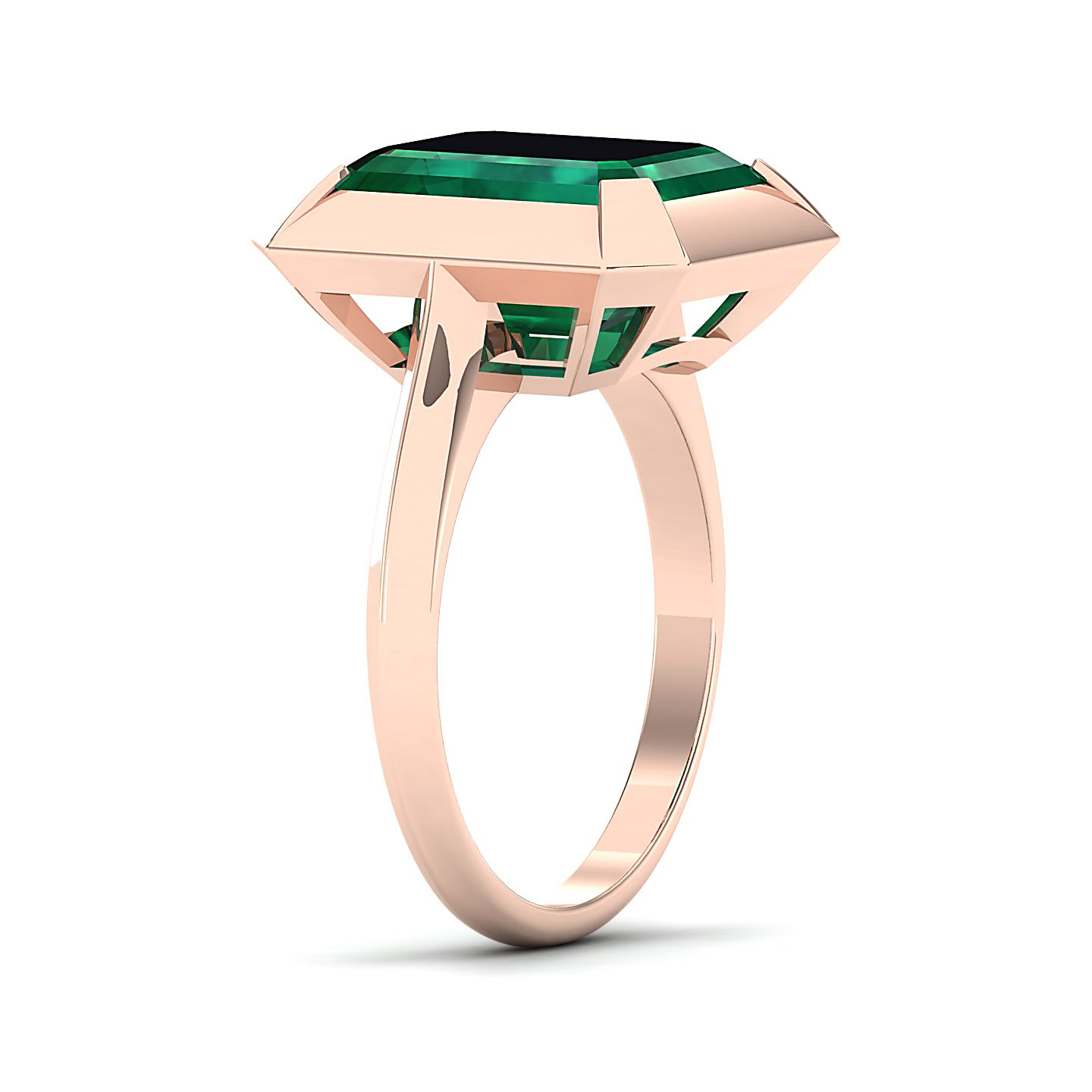 The Enticing Emerald Gold Ring