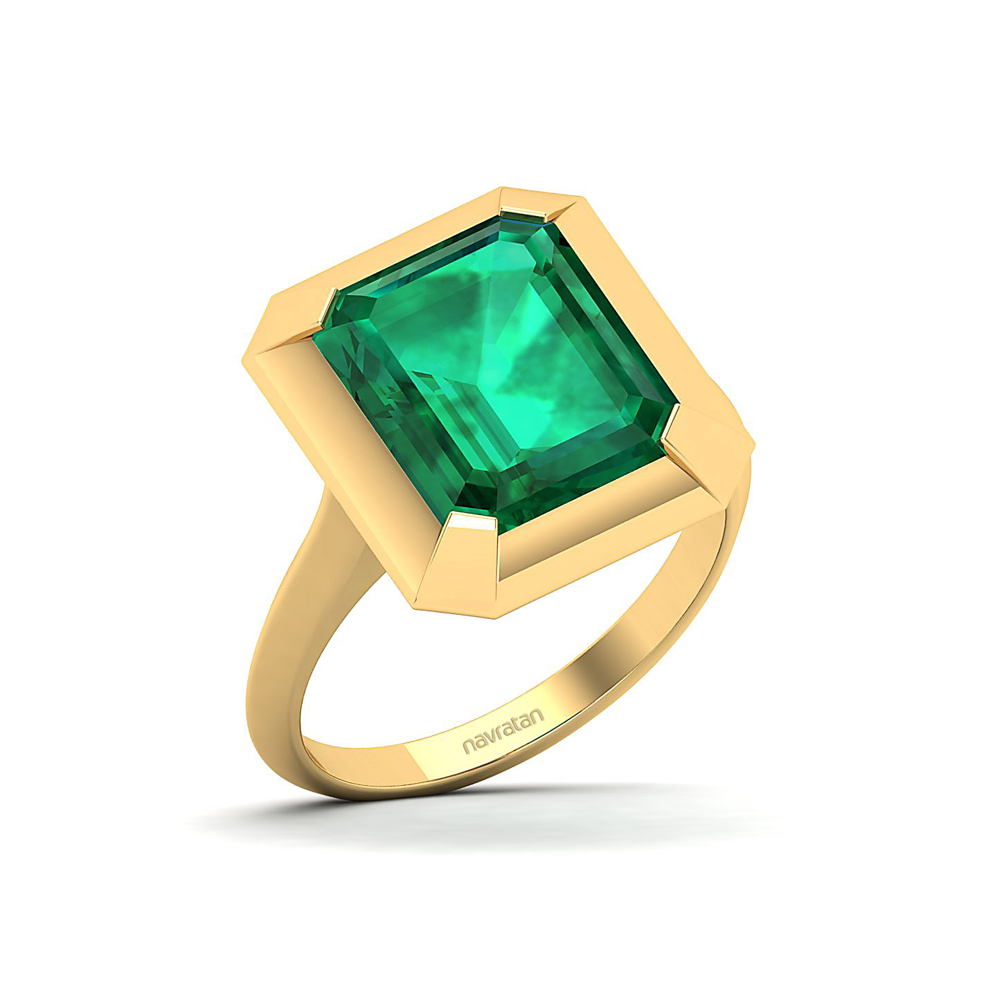 The Enticing Emerald Gold Ring