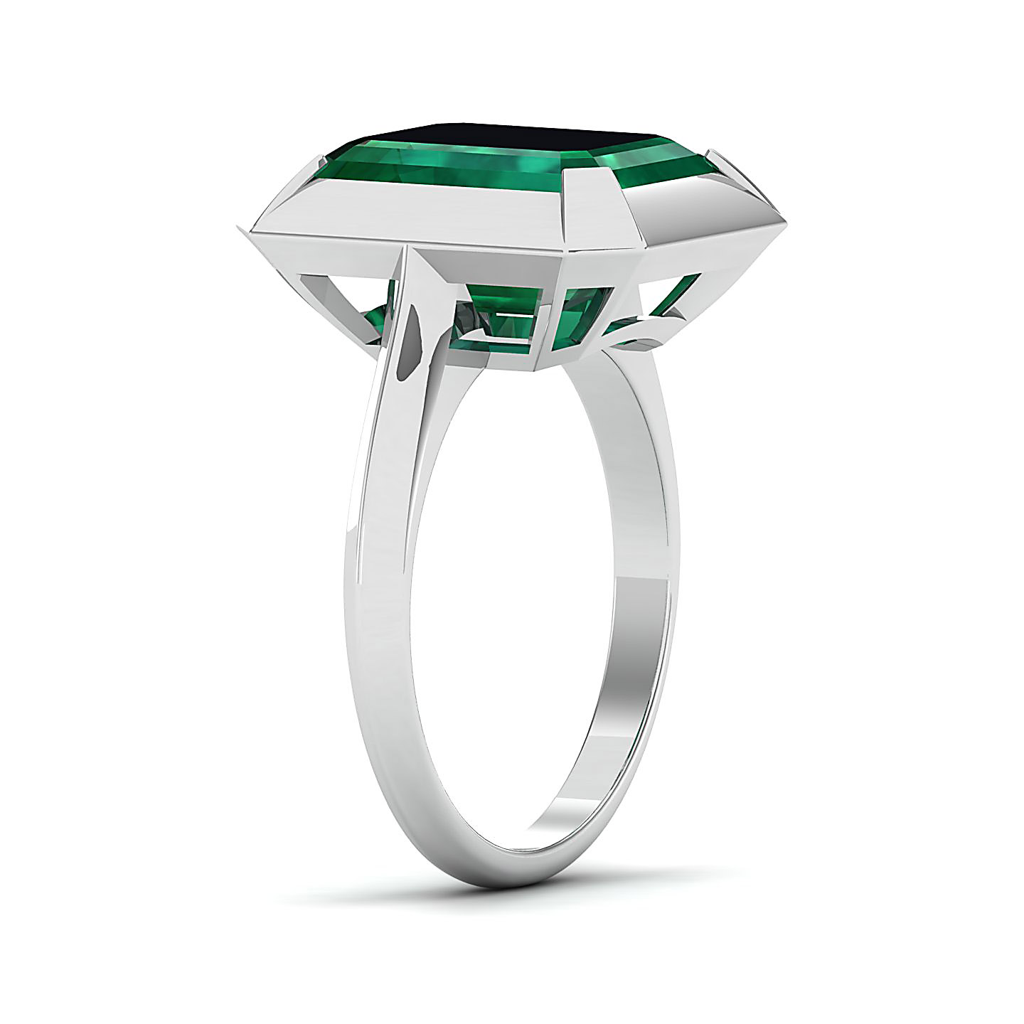 The Enticing Emerald Gold Ring