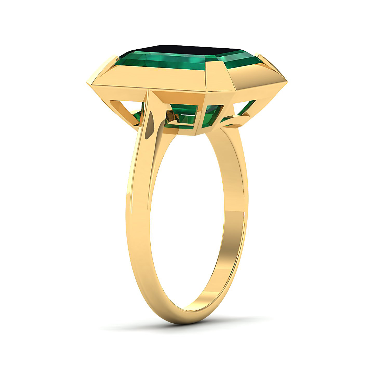 The Enticing Emerald Gold Ring