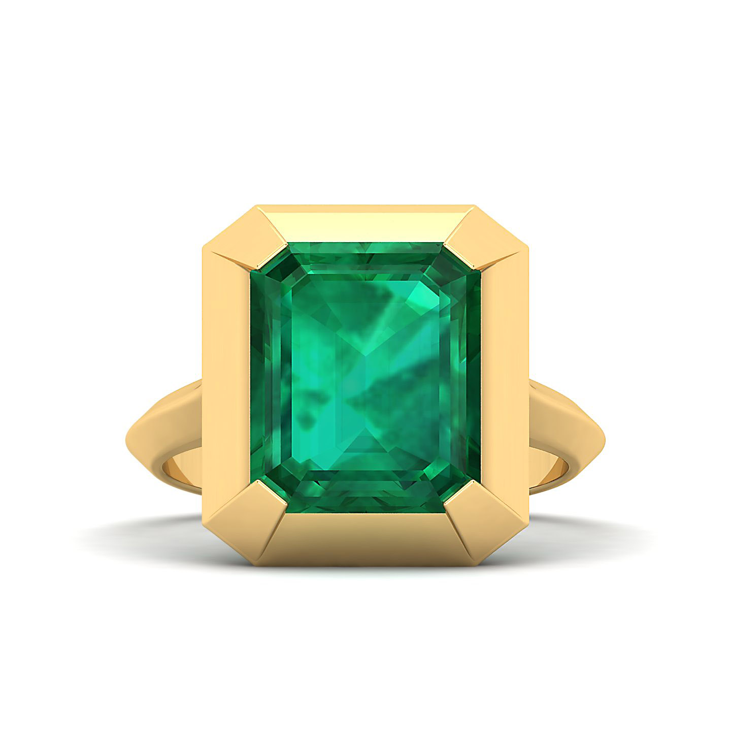 The Enticing Emerald Gold Ring
